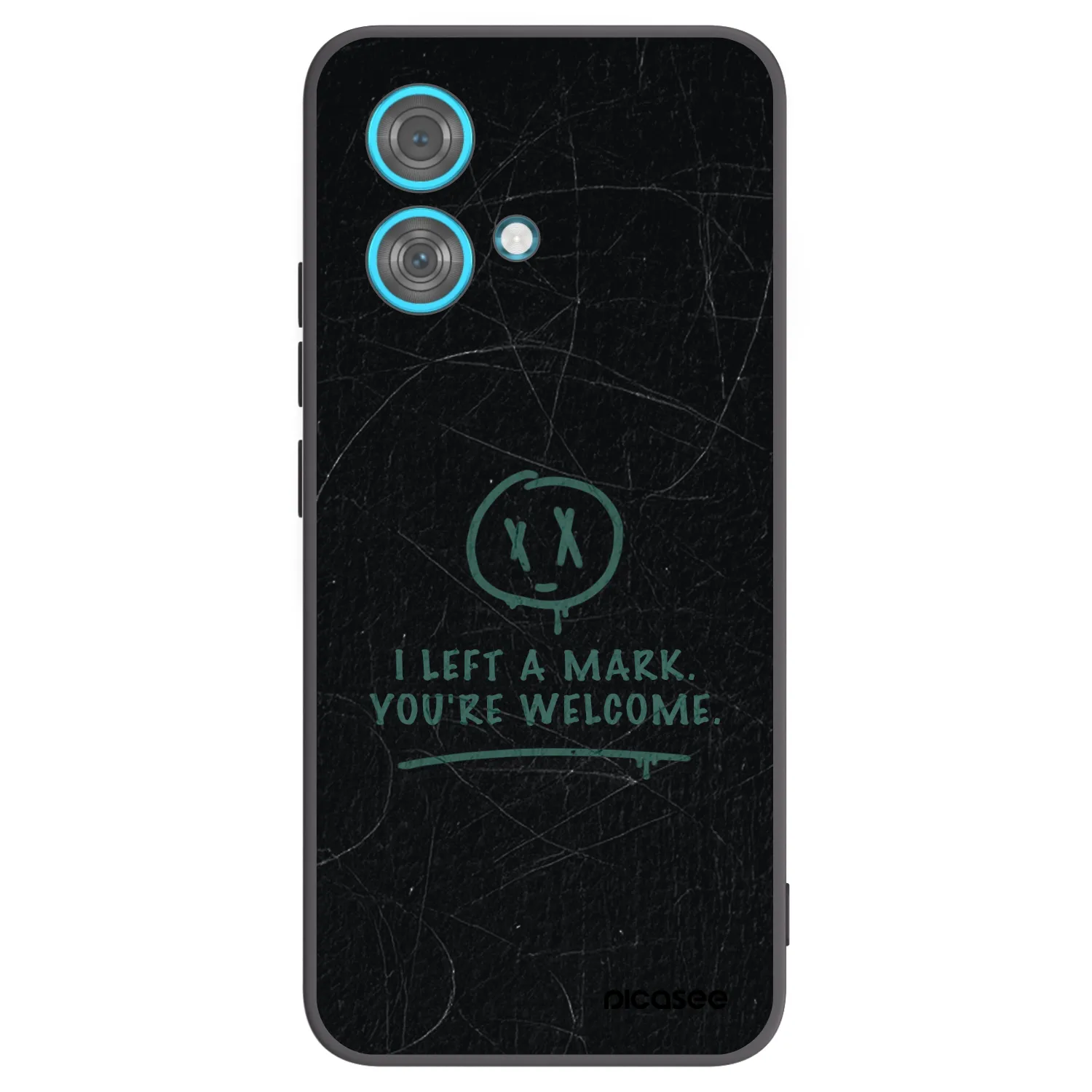 Picasee silikonový černý obal pro Motorola Edge 40 Neo - LEFT A MARK
