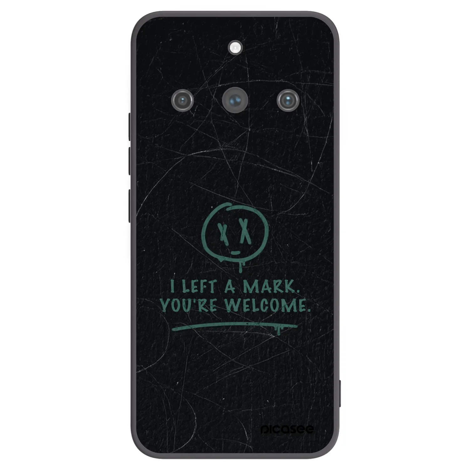 Picasee silikonový černý obal pro Realme 11 Pro+ - LEFT A MARK