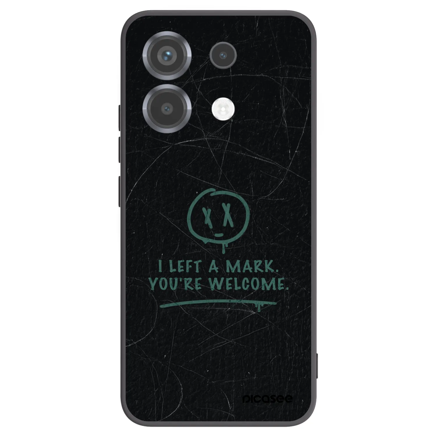 Picasee silikonový černý obal pro Xiaomi Poco X6 - LEFT A MARK