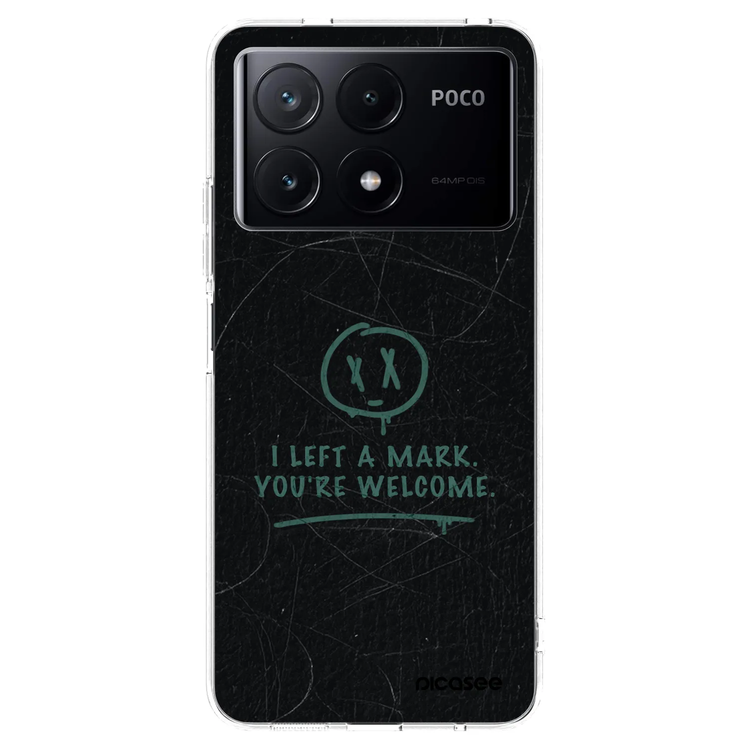 Picasee silikonový průhledný obal pro Xiaomi Poco X6 Pro - LEFT A MARK
