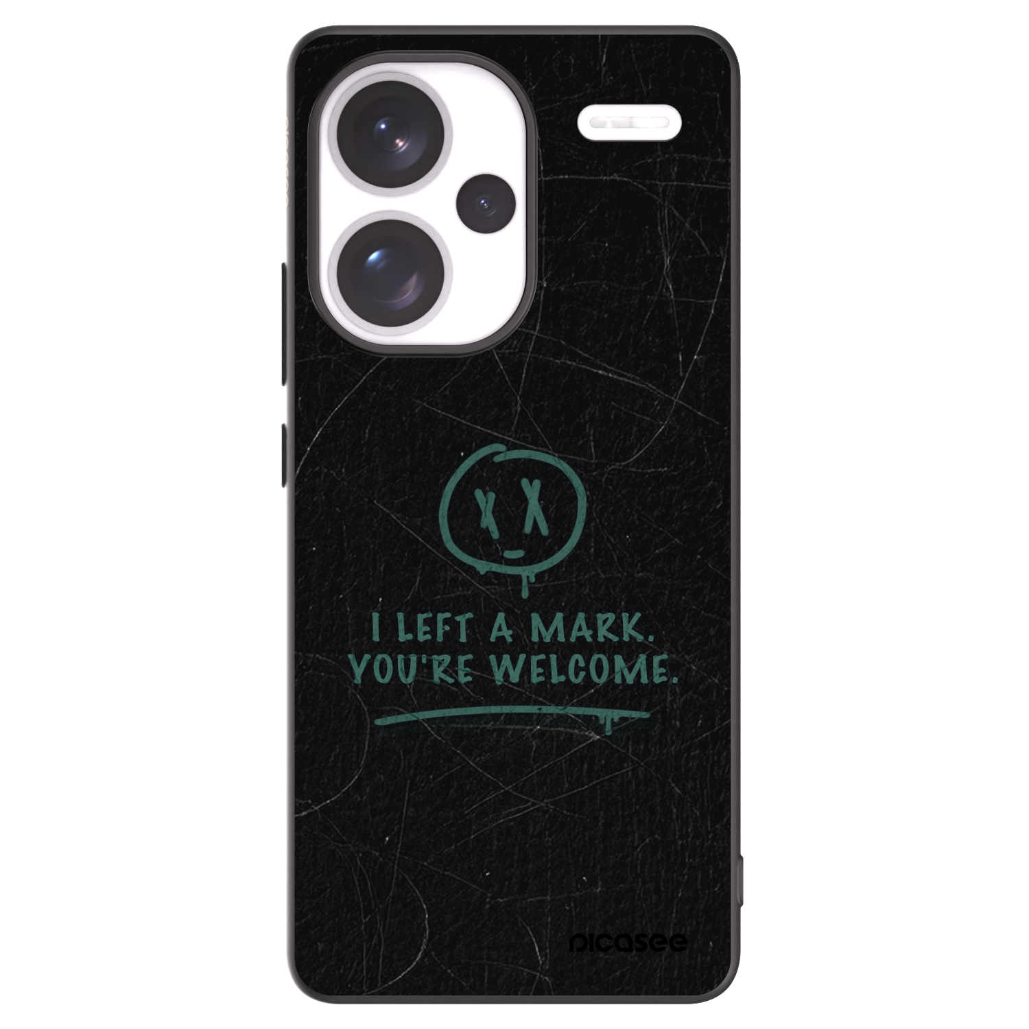 Picasee silikonový černý obal pro Xiaomi Redmi Note 13 Pro+ 5G - LEFT A MARK