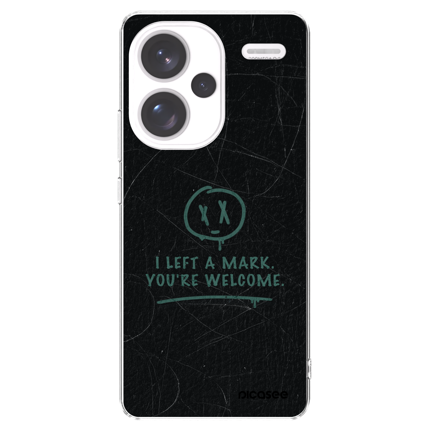 Picasee silikonový průhledný obal pro Xiaomi Redmi Note 13 Pro+ 5G - LEFT A MARK