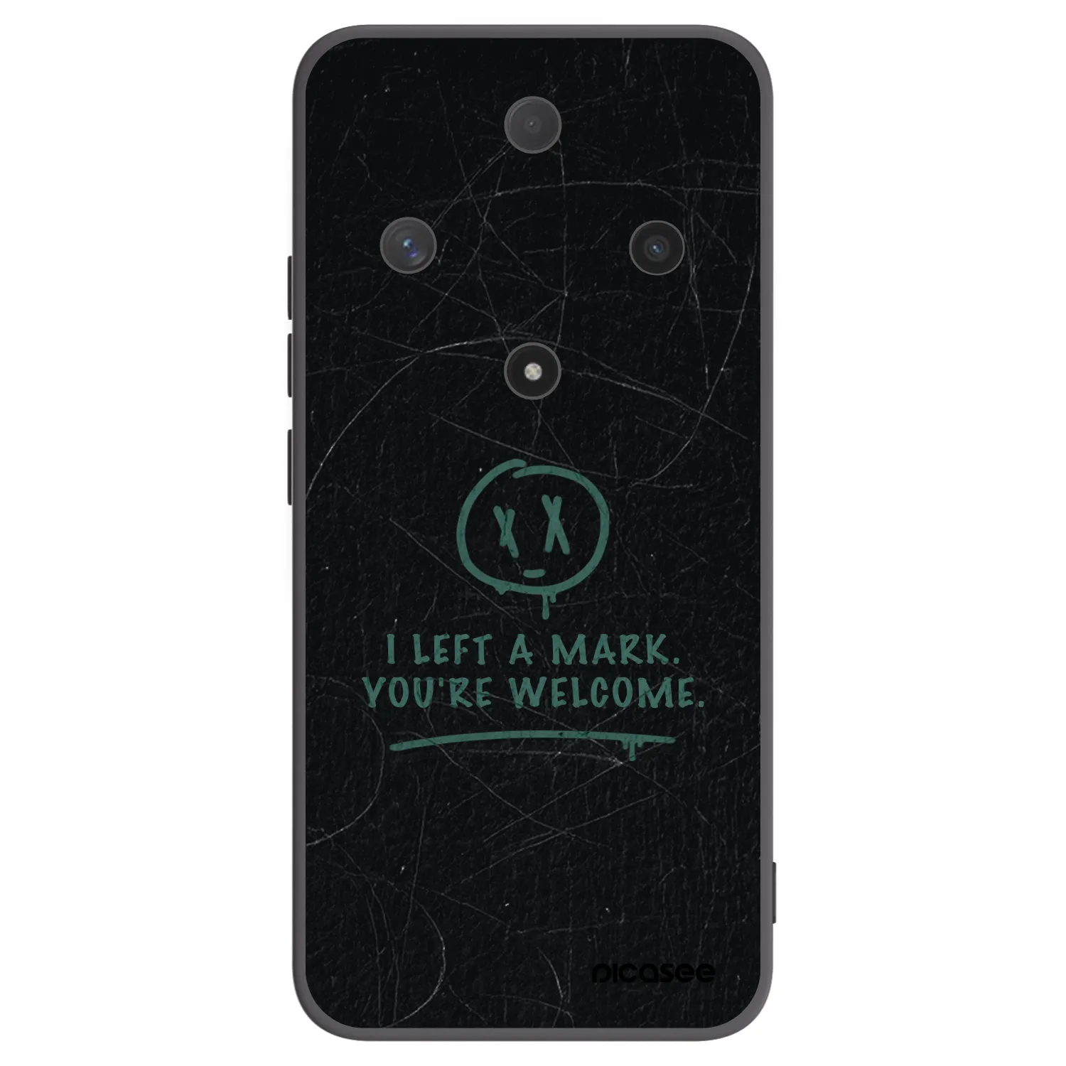 Picasee silikonový černý obal pro Honor Magic6 Lite 5G - LEFT A MARK