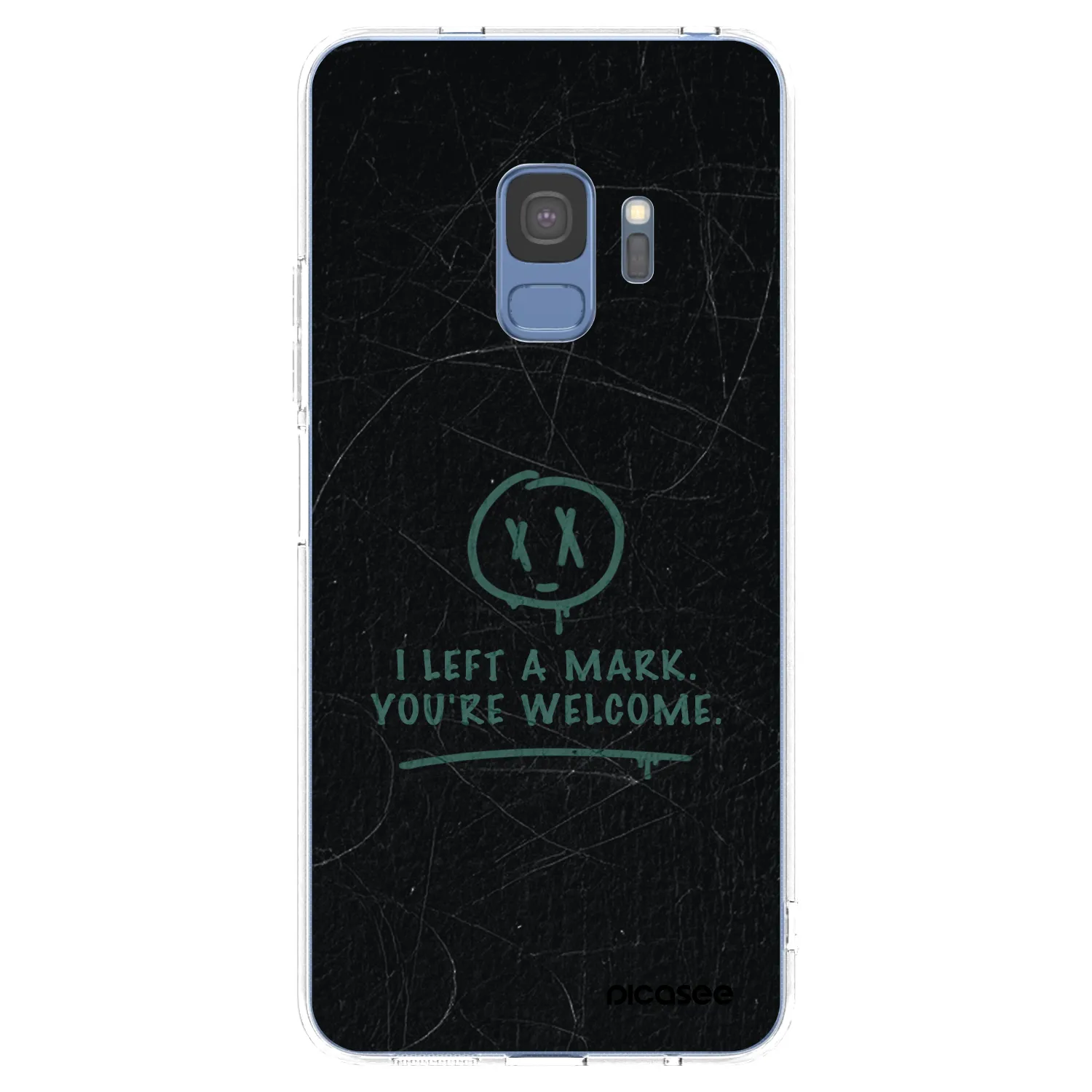 Picasee silikonový průhledný obal pro Samsung Galaxy S9 G960F - LEFT A MARK