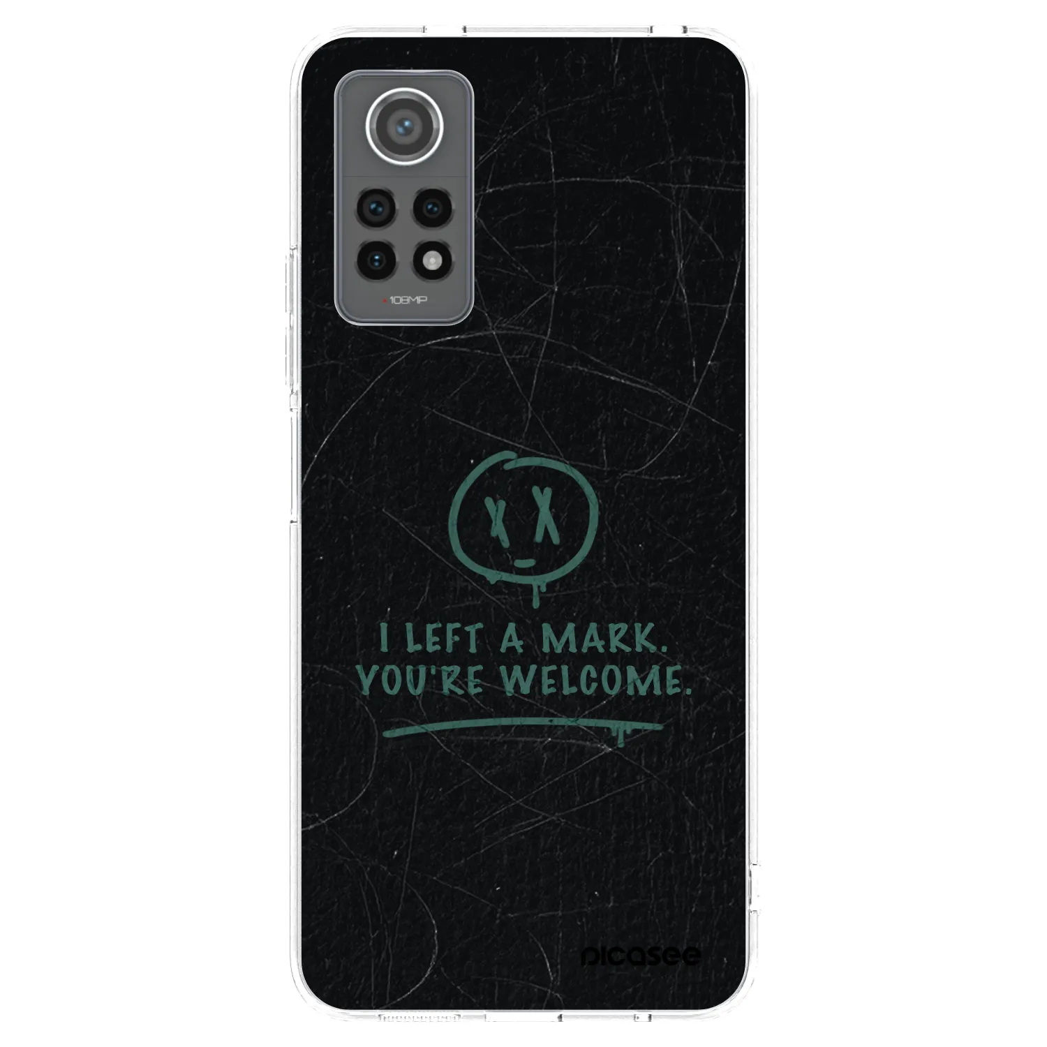 Picasee silikonový průhledný obal pro Xiaomi Redmi Note 12 Pro 4G - LEFT A MARK