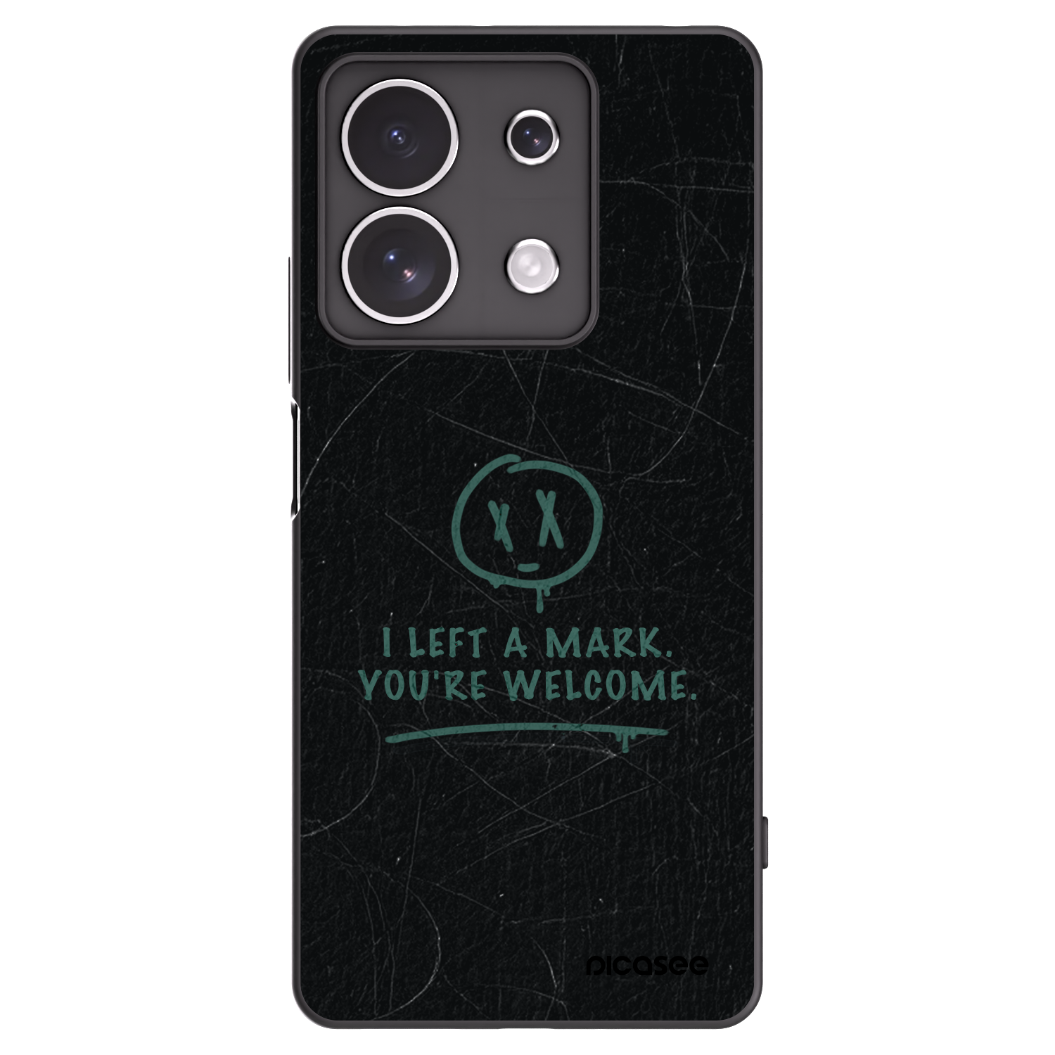Picasee silikonový černý obal pro Xiaomi Redmi Note 13 4G - LEFT A MARK