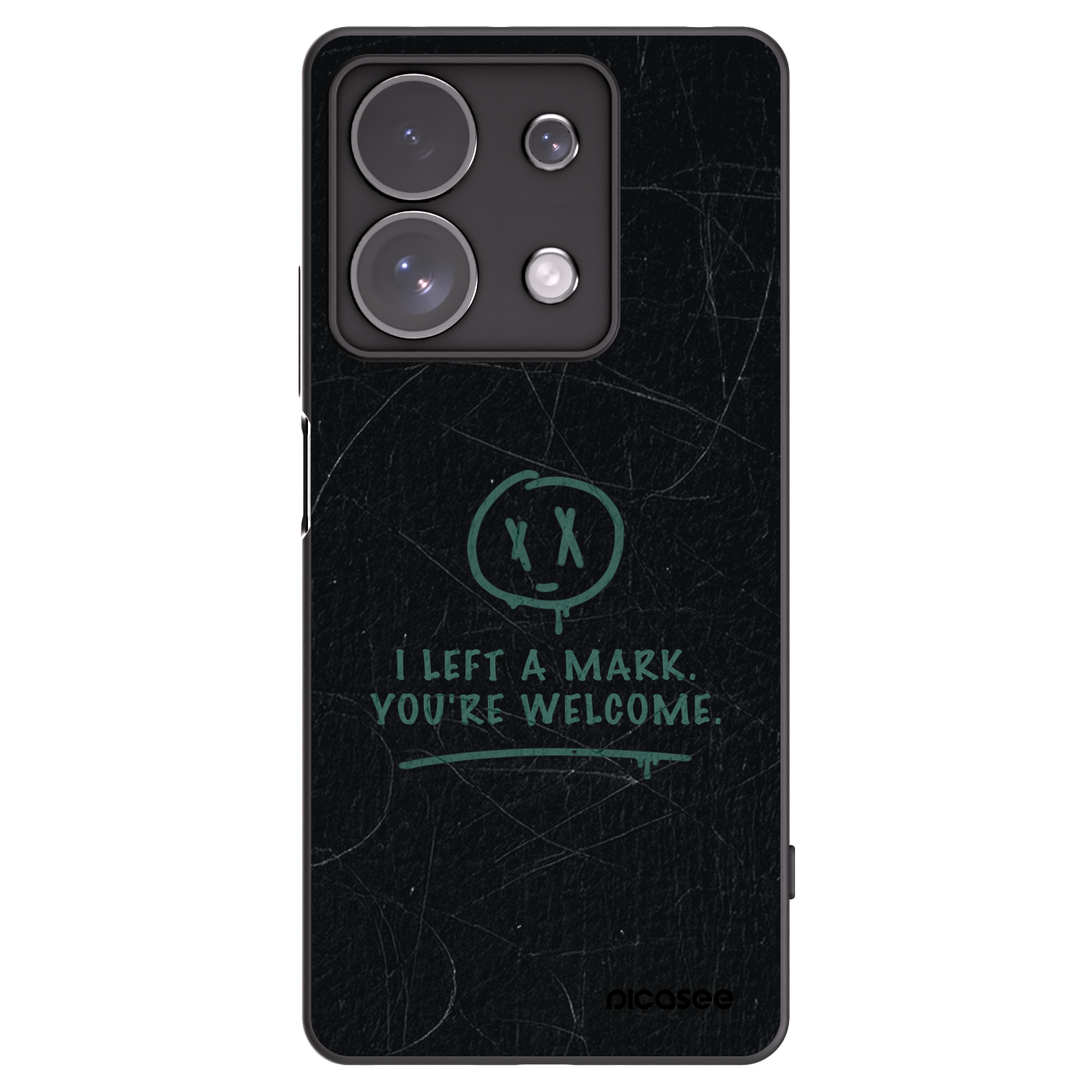 Picasee silikonový černý obal pro Xiaomi Redmi Note 13 Pro 4G - LEFT A MARK