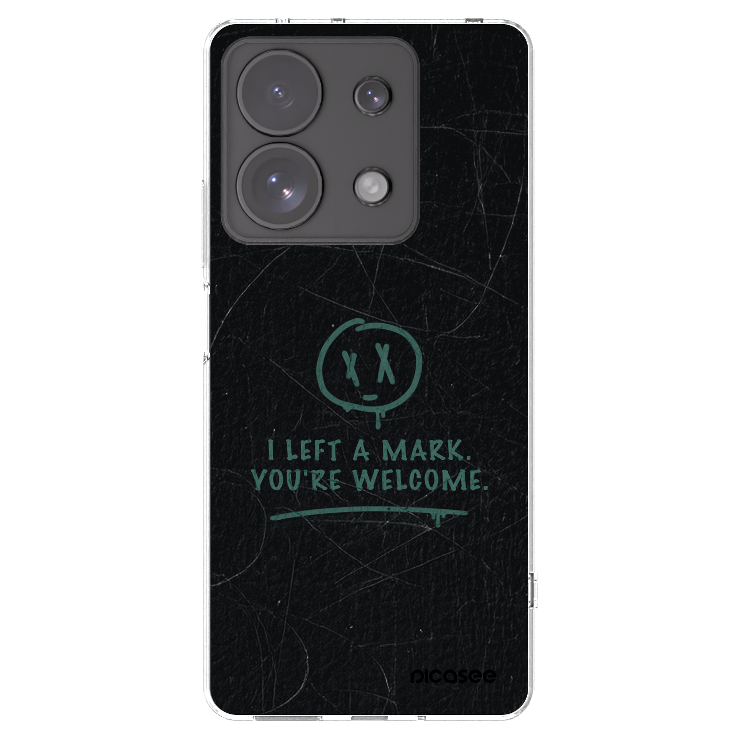 Picasee silikonový průhledný obal pro Xiaomi Redmi Note 13 Pro 4G - LEFT A MARK