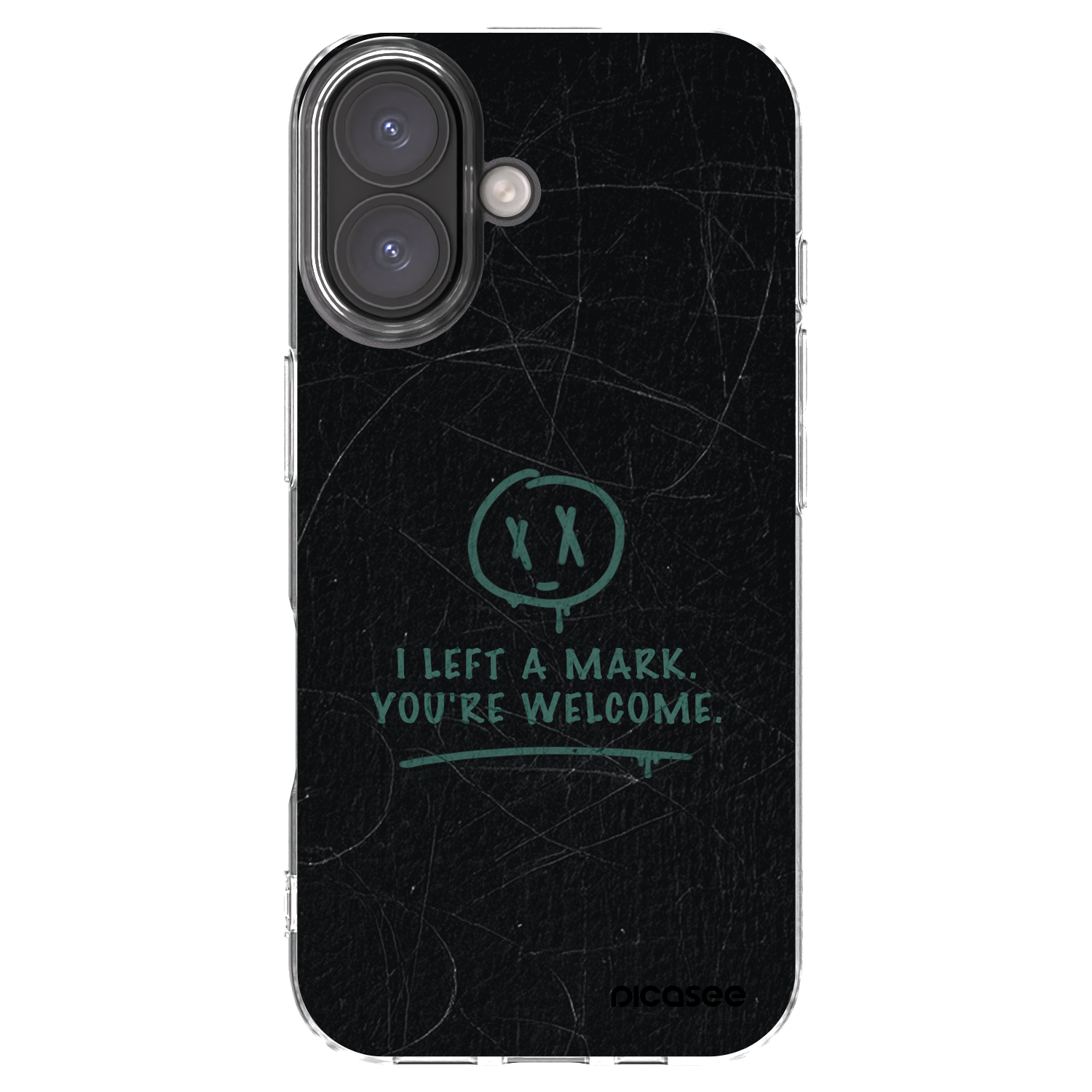 Picasee silikonový průhledný obal pro Apple iPhone 16 - LEFT A MARK