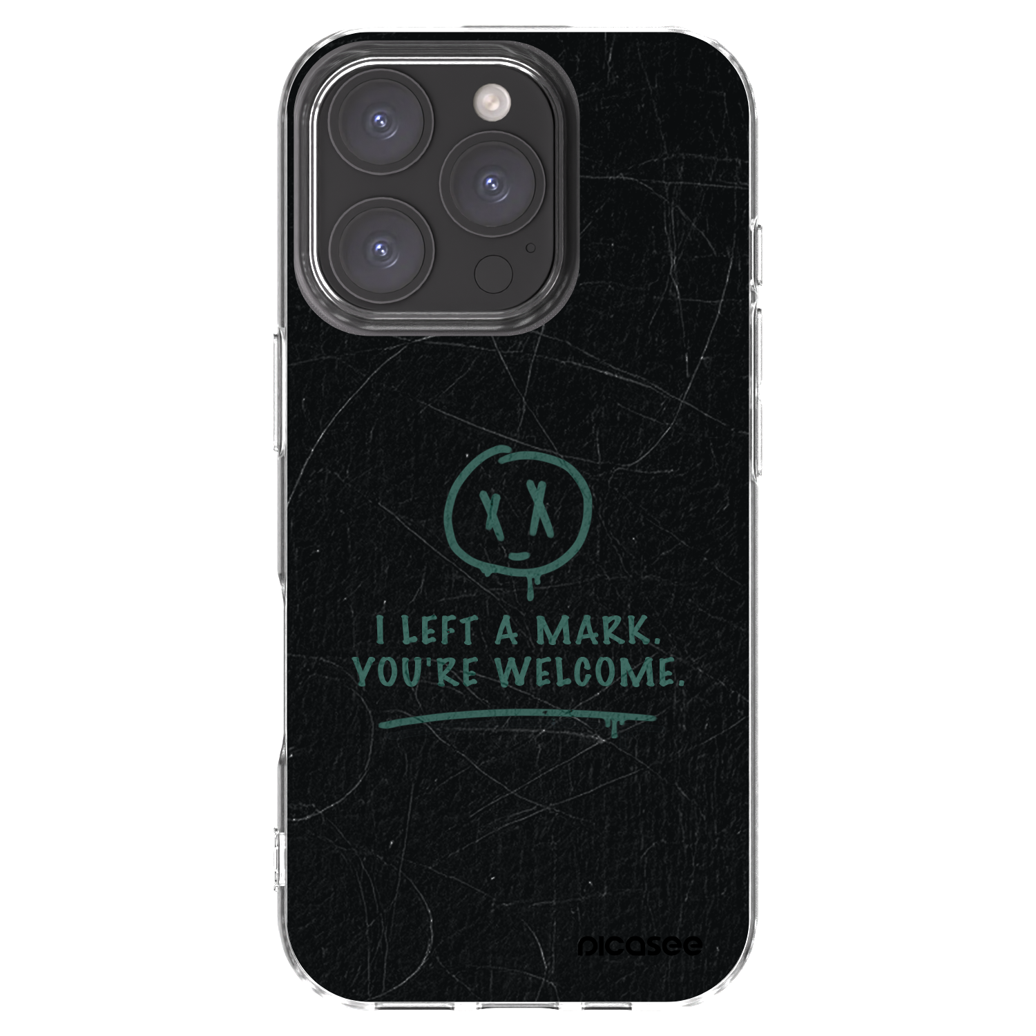 Picasee silikonový průhledný obal pro Apple iPhone 16 Pro - LEFT A MARK