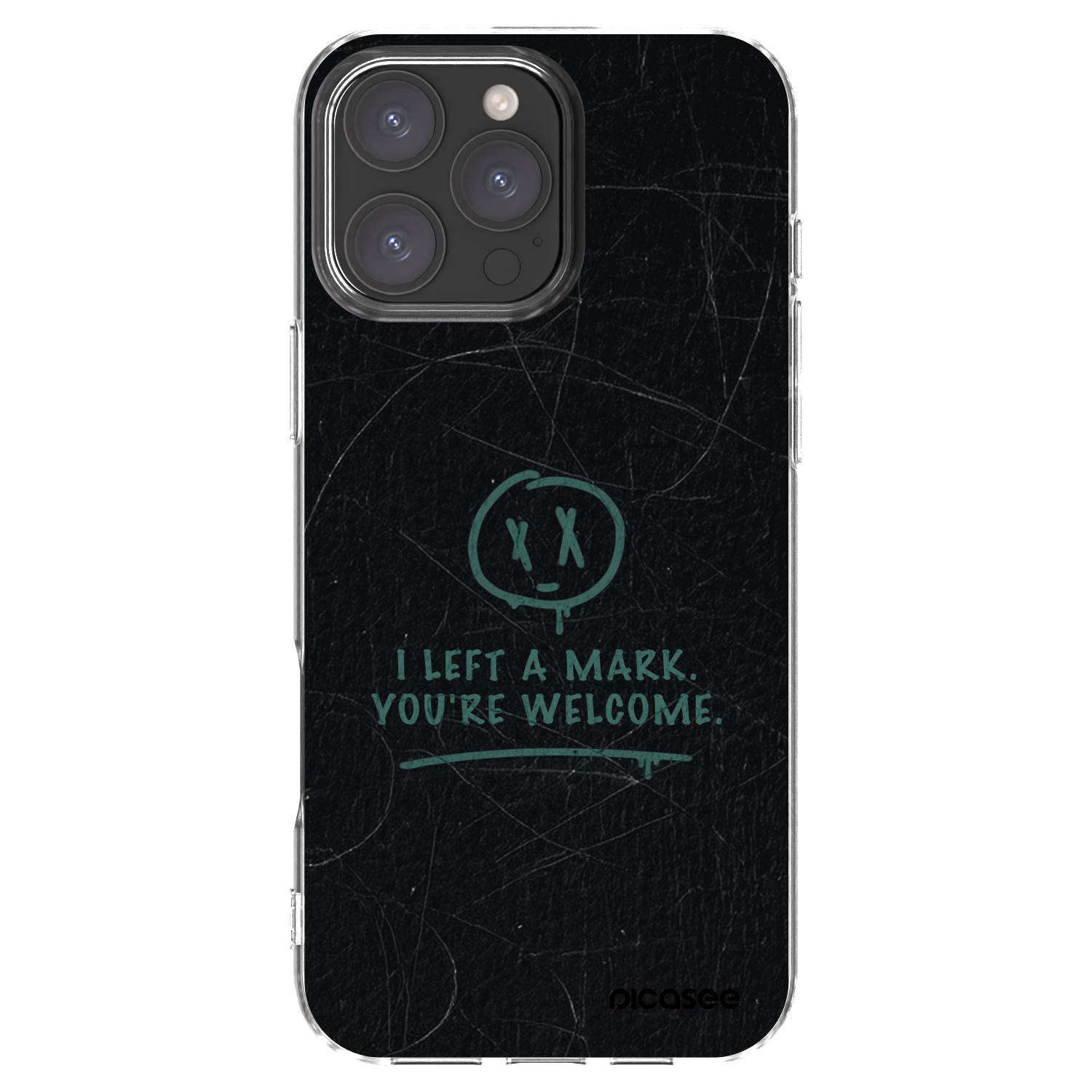 Picasee silikonový průhledný obal pro Apple iPhone 16 Pro Max - LEFT A MARK