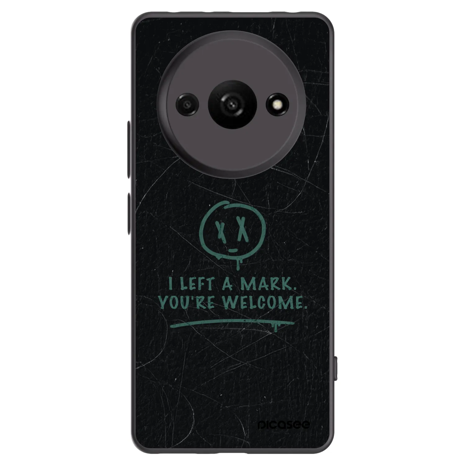 Picasee silikonový černý obal pro Xiaomi Redmi A3 - LEFT A MARK