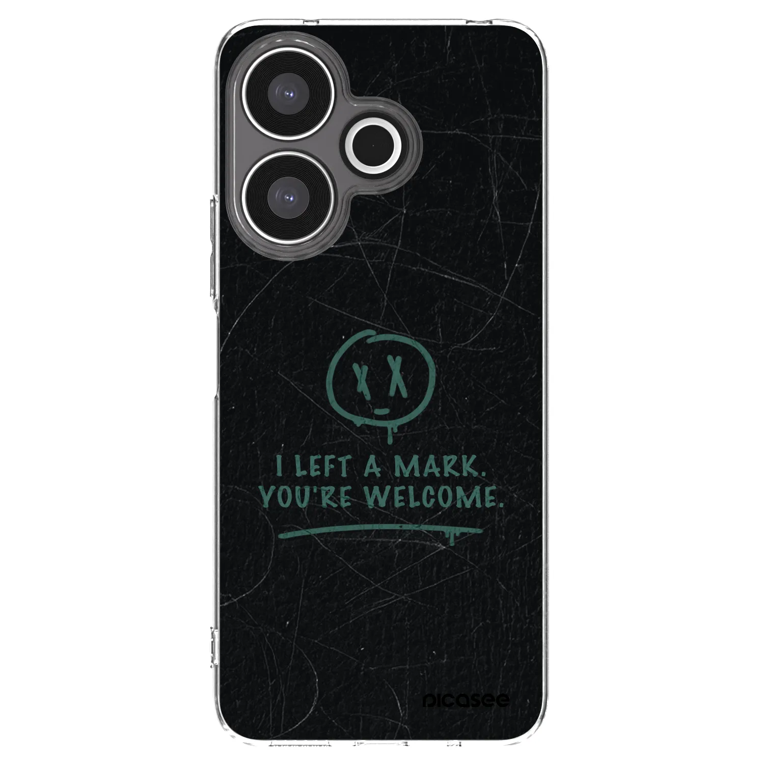 Picasee silikonový průhledný obal pro Xiaomi Redmi 13 4G - LEFT A MARK