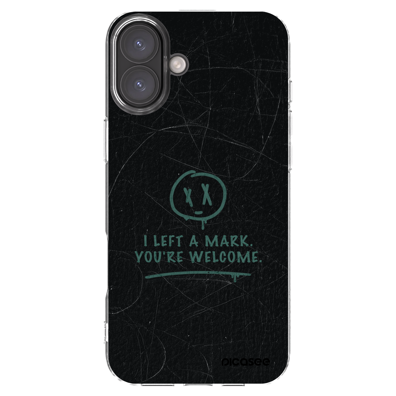 Picasee silikonový průhledný obal pro Apple iPhone 16 Plus - LEFT A MARK