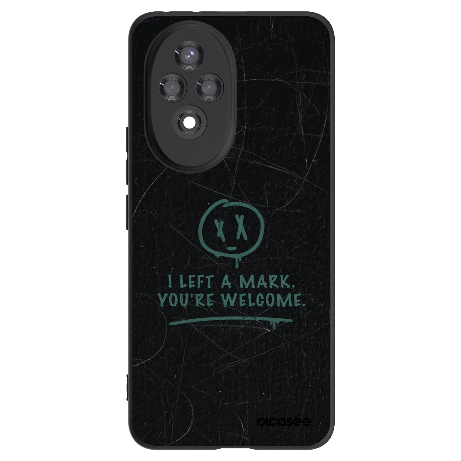 Picasee silikonový černý obal pro Honor 200 Pro 5G - LEFT A MARK