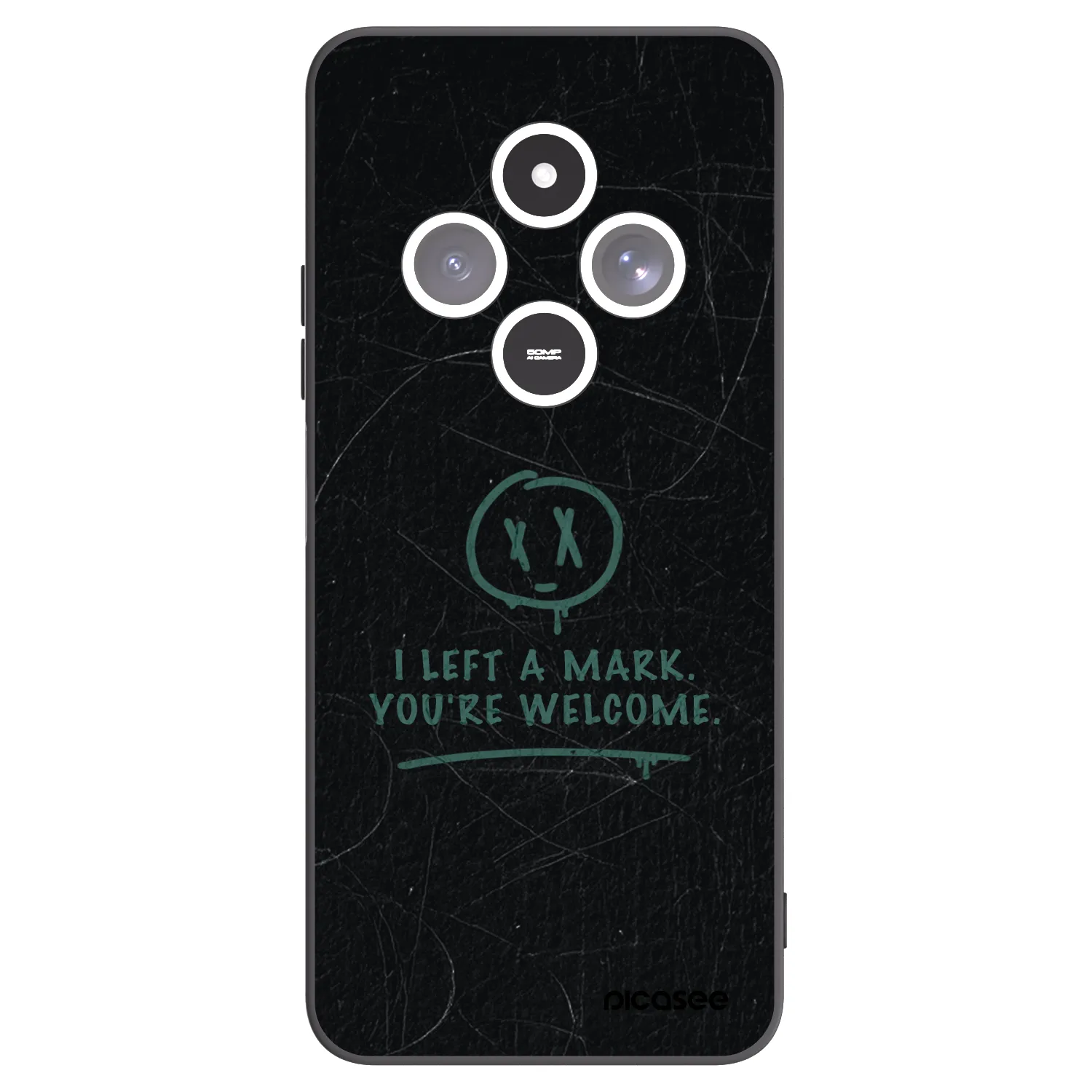 Picasee silikonový černý obal pro Xiaomi Redmi 14C - LEFT A MARK