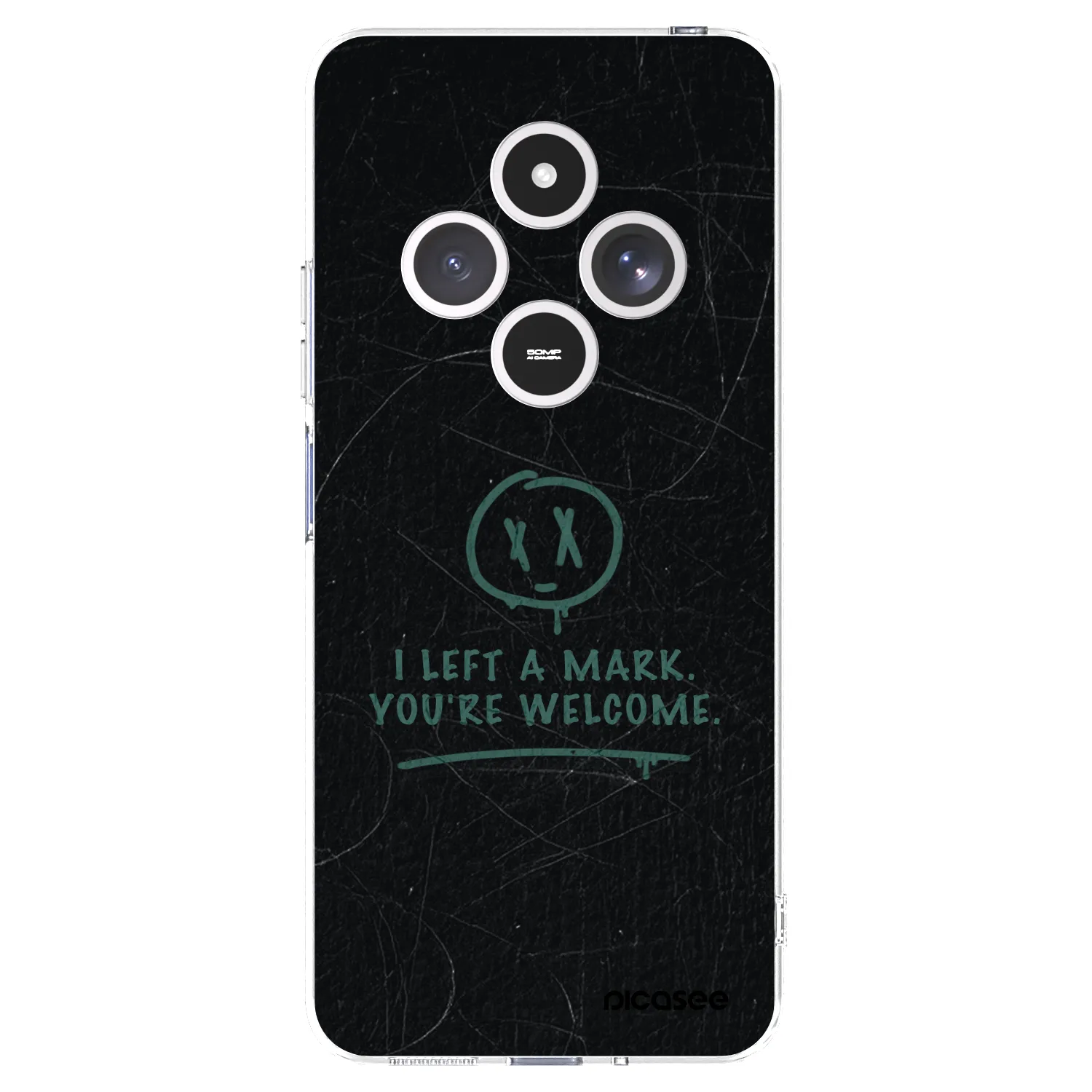 Picasee silikonový průhledný obal pro Xiaomi Redmi 14C - LEFT A MARK