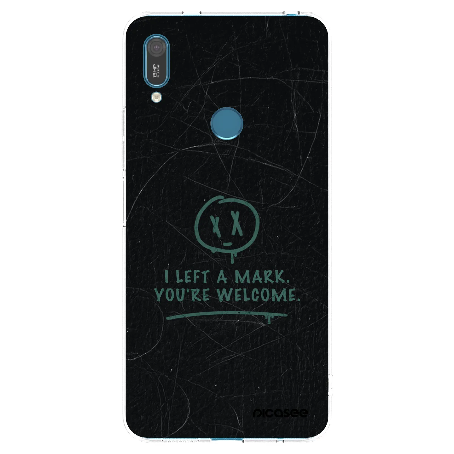 Picasee silikonový průhledný obal pro Huawei Y7 2019 - LEFT A MARK