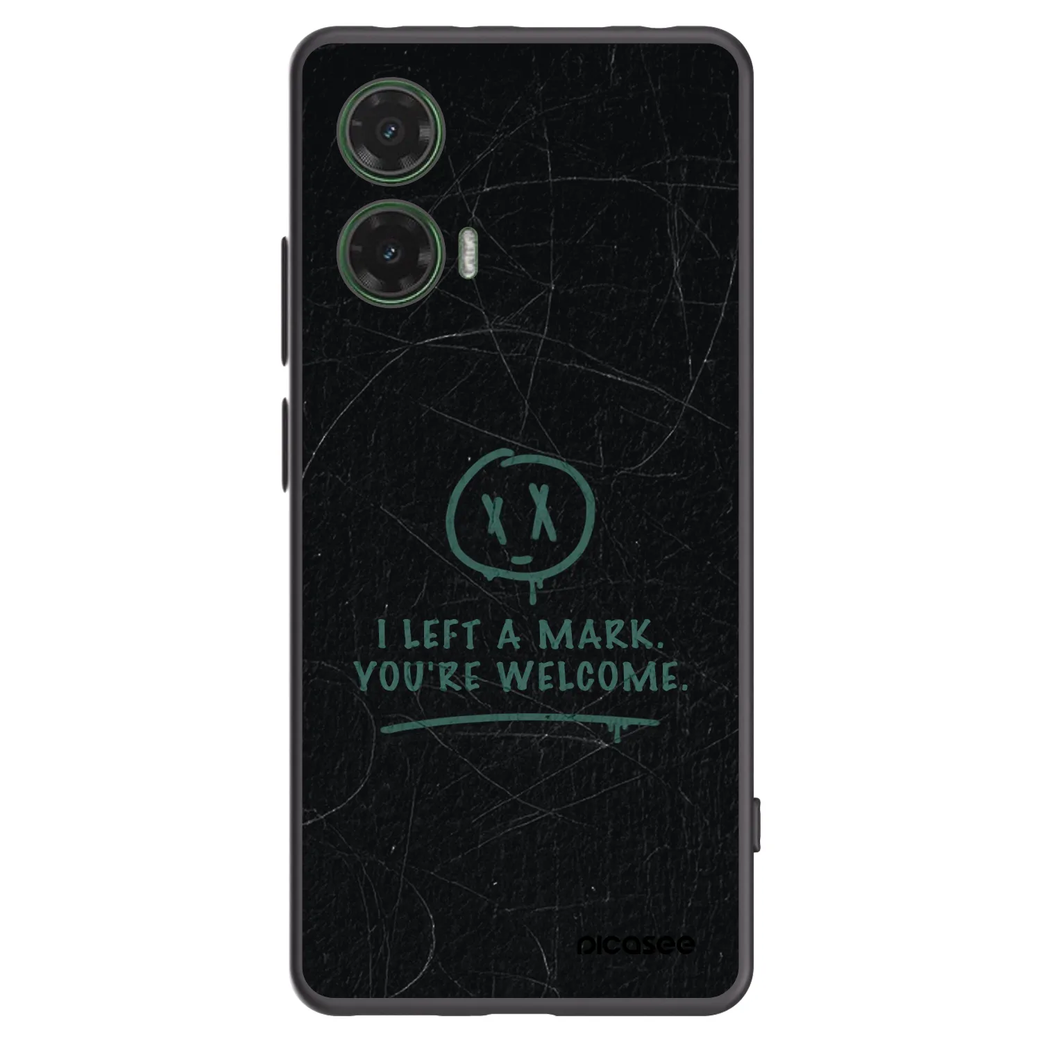 Picasee silikonový černý obal pro Motorola Moto G35 5G - LEFT A MARK