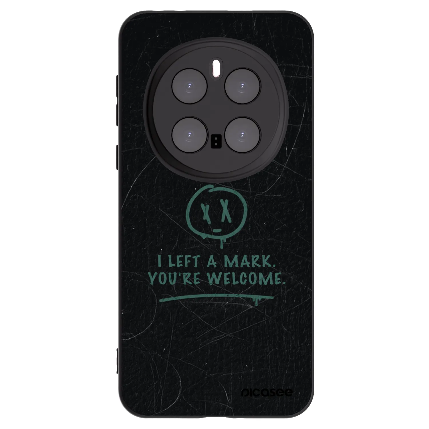 Picasee silikonový černý obal pro Honor Magic7 Pro 5G - LEFT A MARK