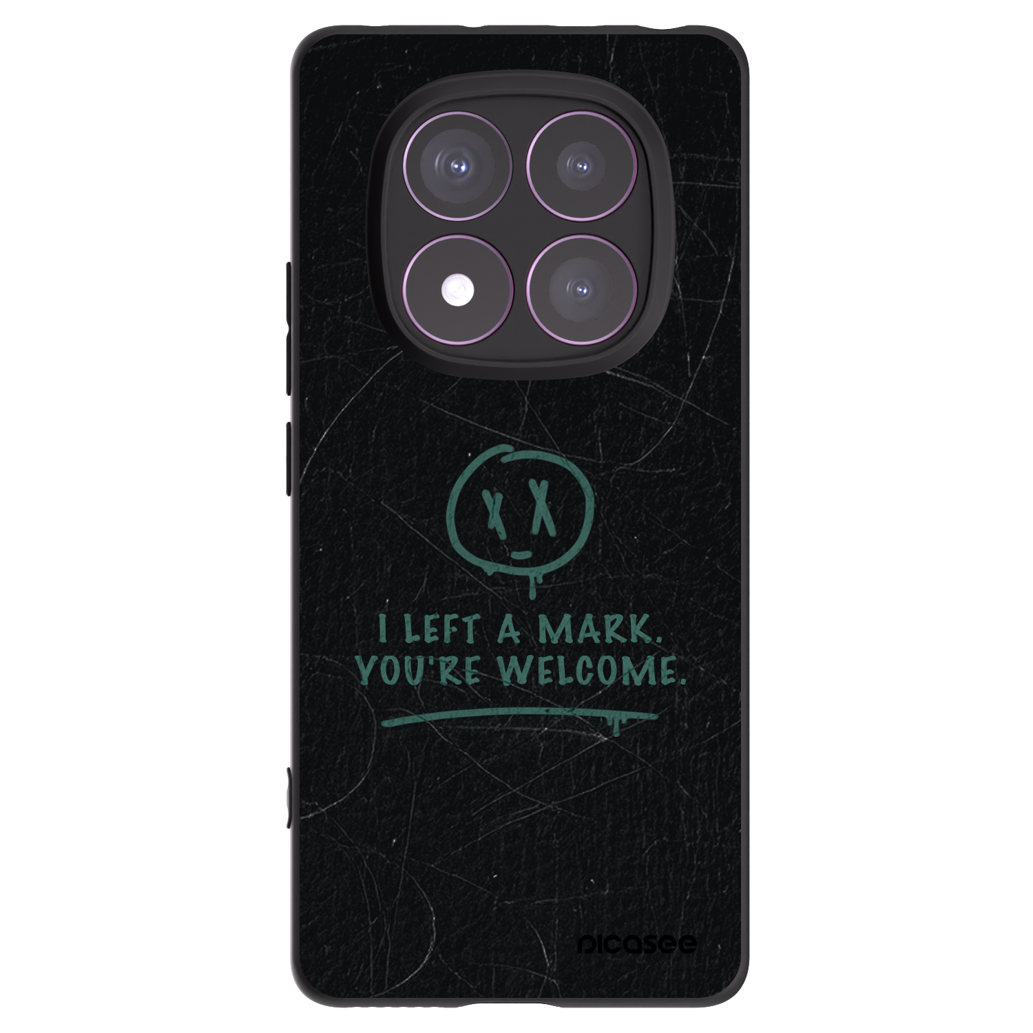 Picasee silikonový černý obal pro Xiaomi Redmi Note 14 Pro 4G - LEFT A MARK