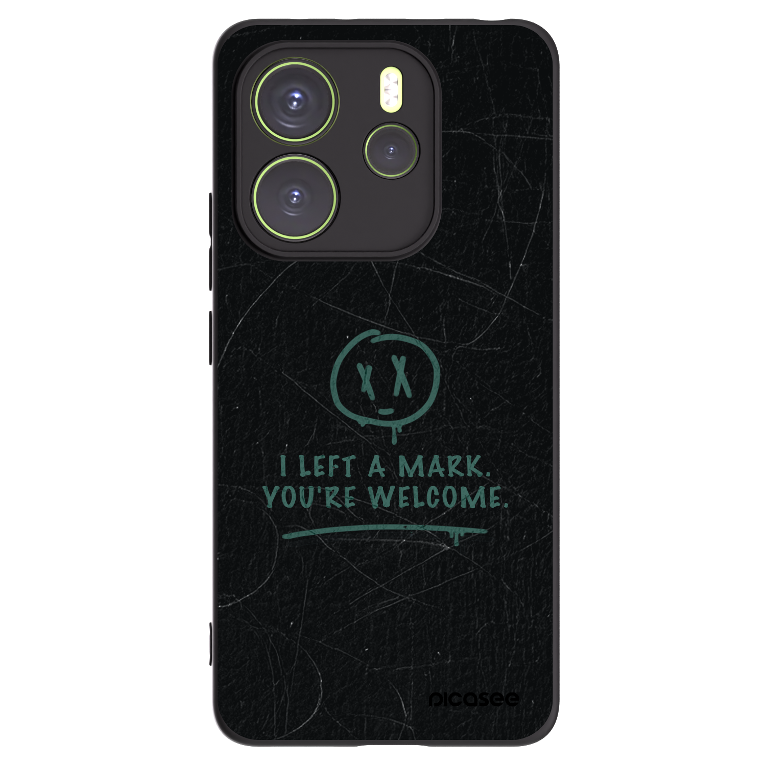 Picasee silikonový černý obal pro Xiaomi Redmi Note 14 4G - LEFT A MARK