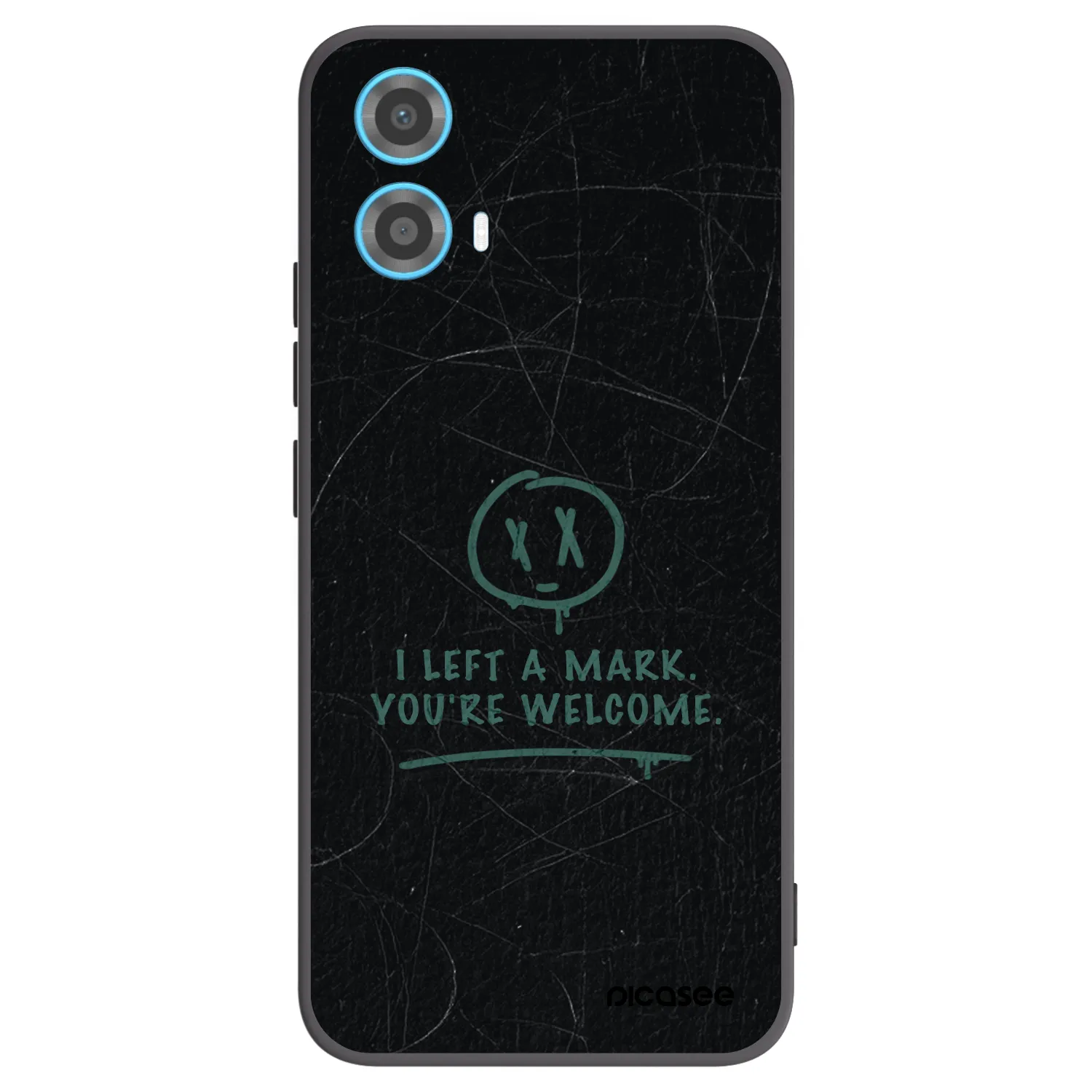 Picasee silikonový černý obal pro Motorola Moto G34 5G - LEFT A MARK