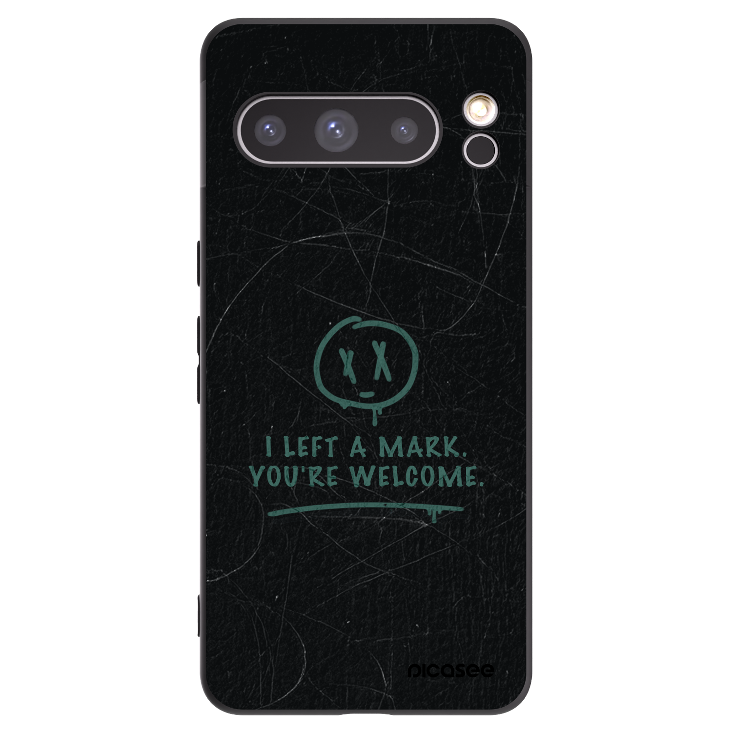 Picasee silikonový černý obal pro Google Pixel 8 Pro - LEFT A MARK