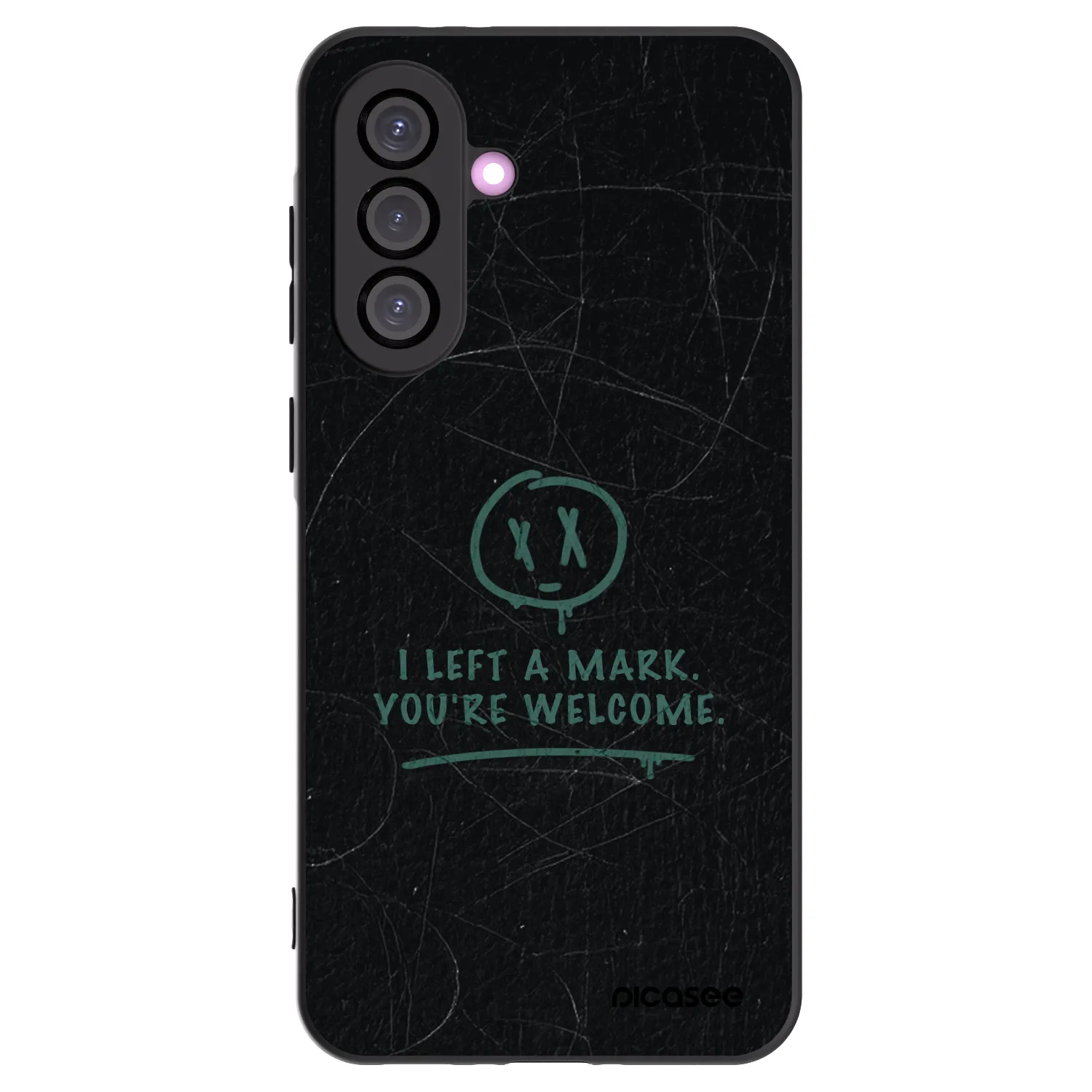 Picasee silikonový černý obal pro Samsung Galaxy A56 5G A566B - LEFT A MARK