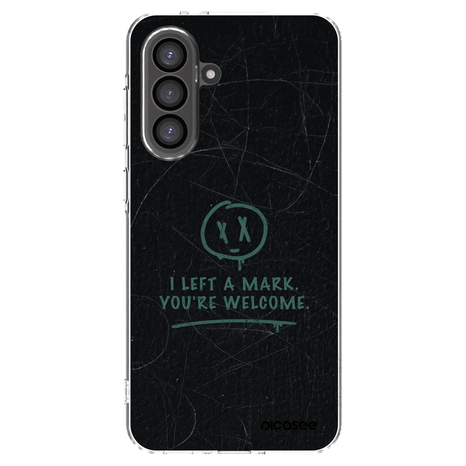 Picasee silikonový průhledný obal pro Samsung Galaxy A56 5G A566B - LEFT A MARK