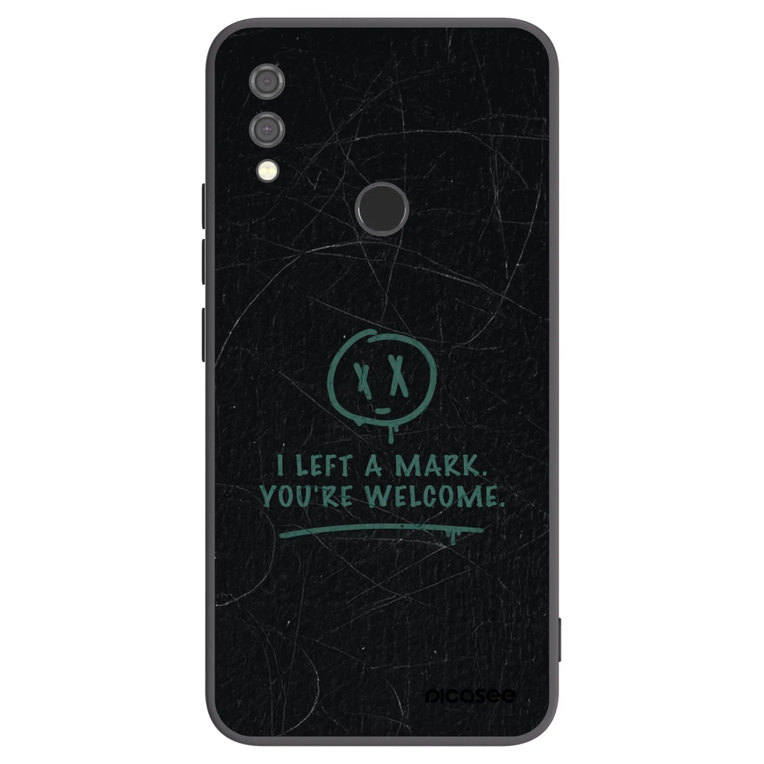 Picasee silikonový černý obal pro Xiaomi Redmi Note 7 - LEFT A MARK