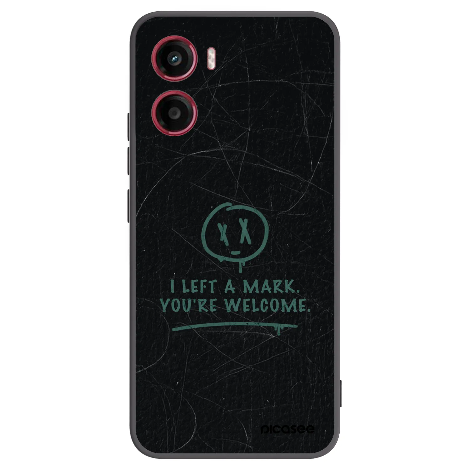 Picasee silikonový černý obal pro Motorola Moto G05 - LEFT A MARK