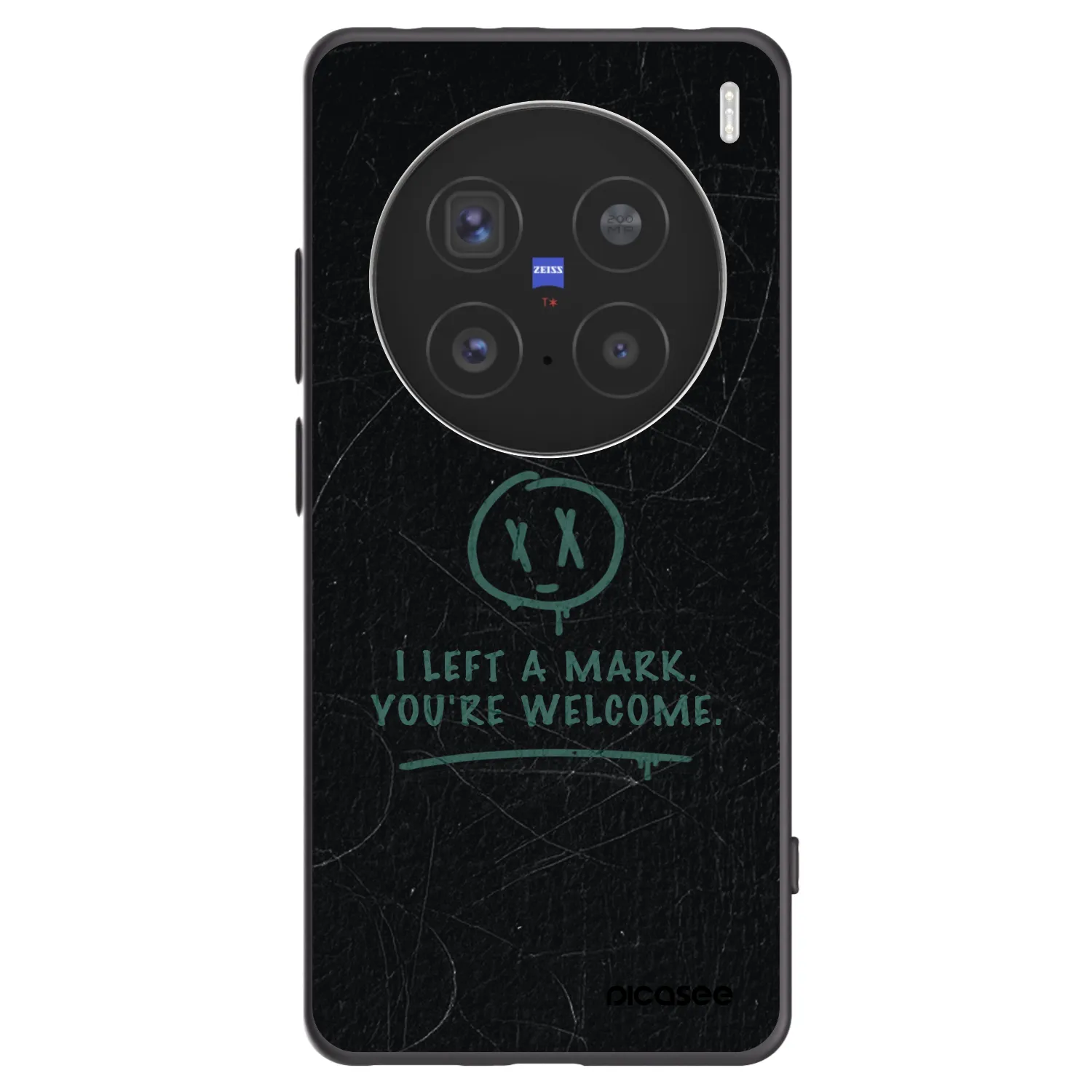 Picasee silikonový černý obal pro Vivo X200 Pro - LEFT A MARK