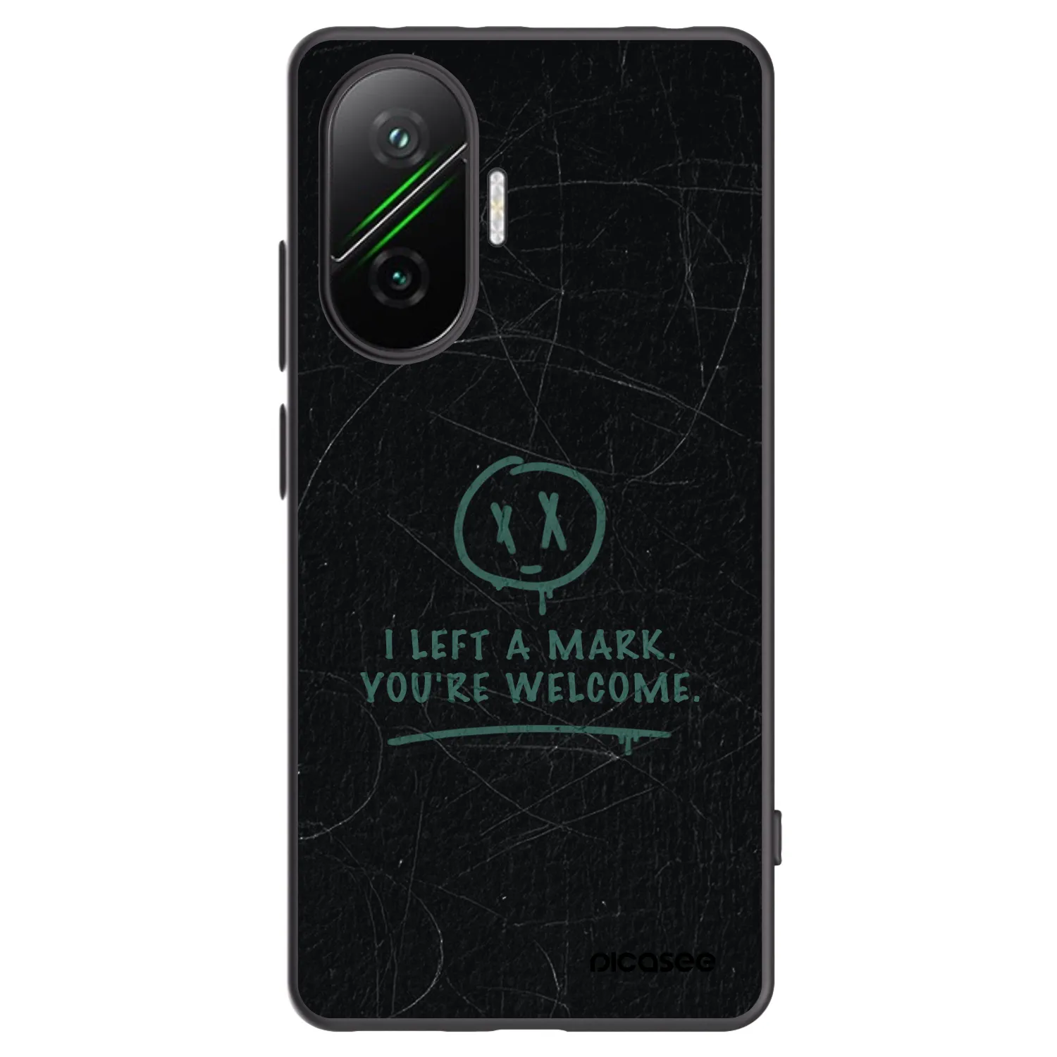 Picasee silikonový černý obal pro Xiaomi Poco F7 Pro 5G - LEFT A MARK
