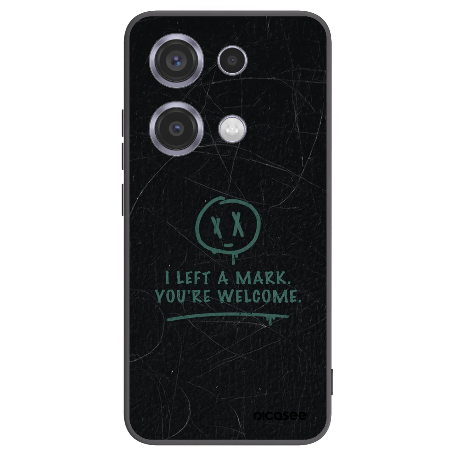 Picasee silikonový černý obal pro Xiaomi Redmi Note 14S - LEFT A MARK