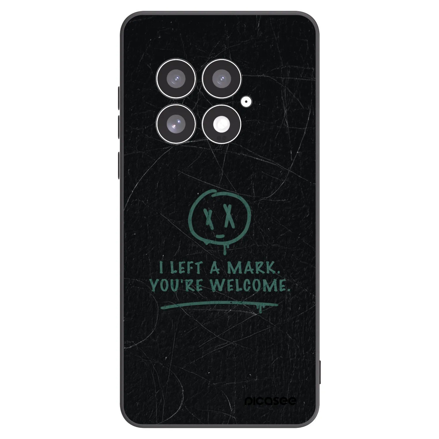 Picasee silikonový černý obal pro OnePlus 13 5G - LEFT A MARK