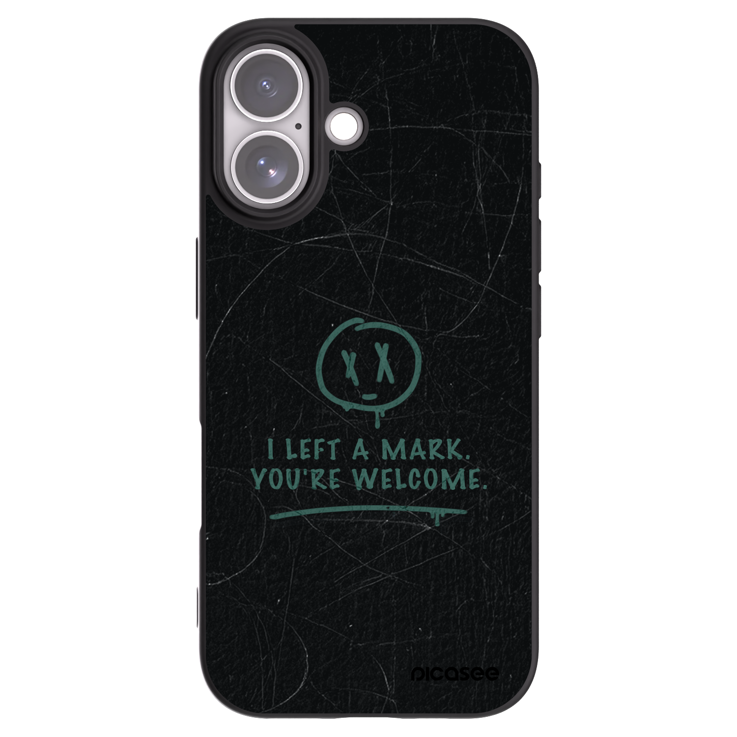 Picasee silikonový černý obal pro Apple iPhone 17 - LEFT A MARK
