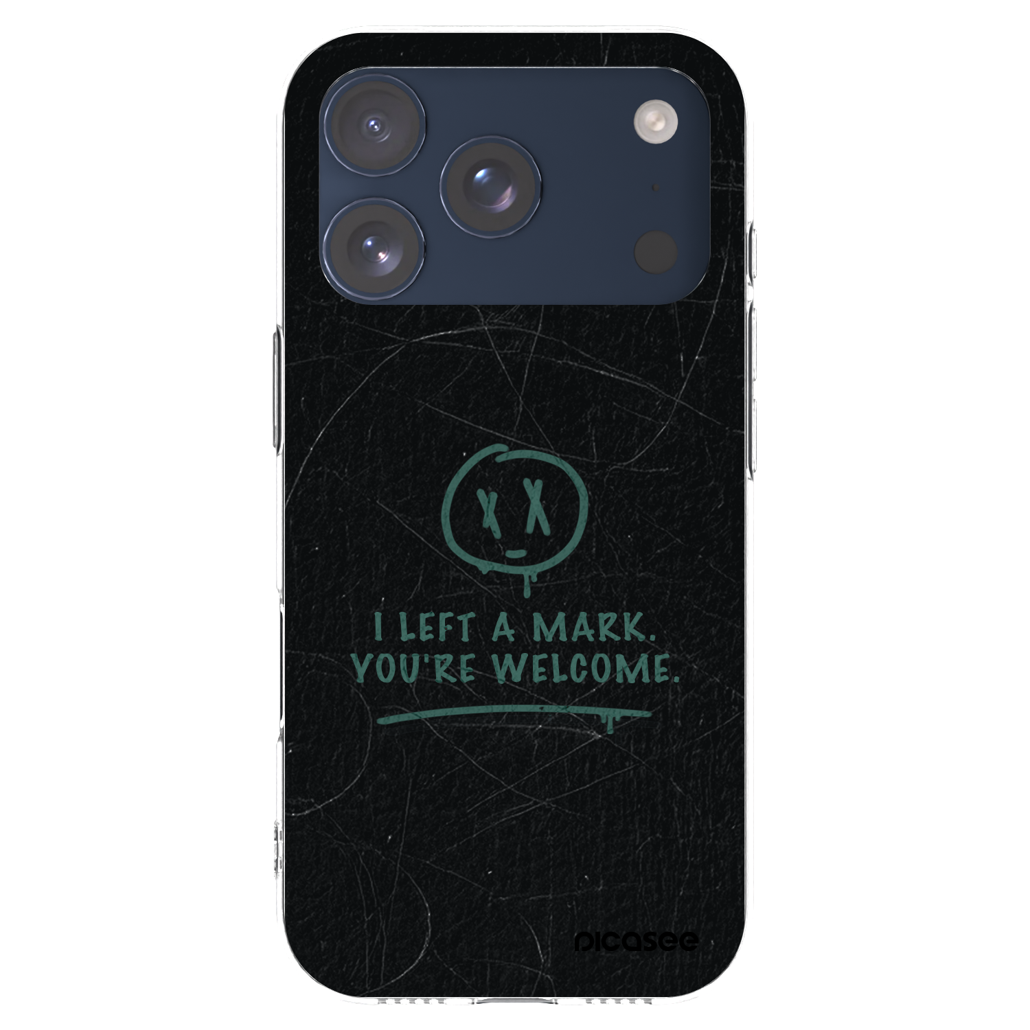 Picasee silikonový průhledný obal pro Apple iPhone 17 Pro - LEFT A MARK