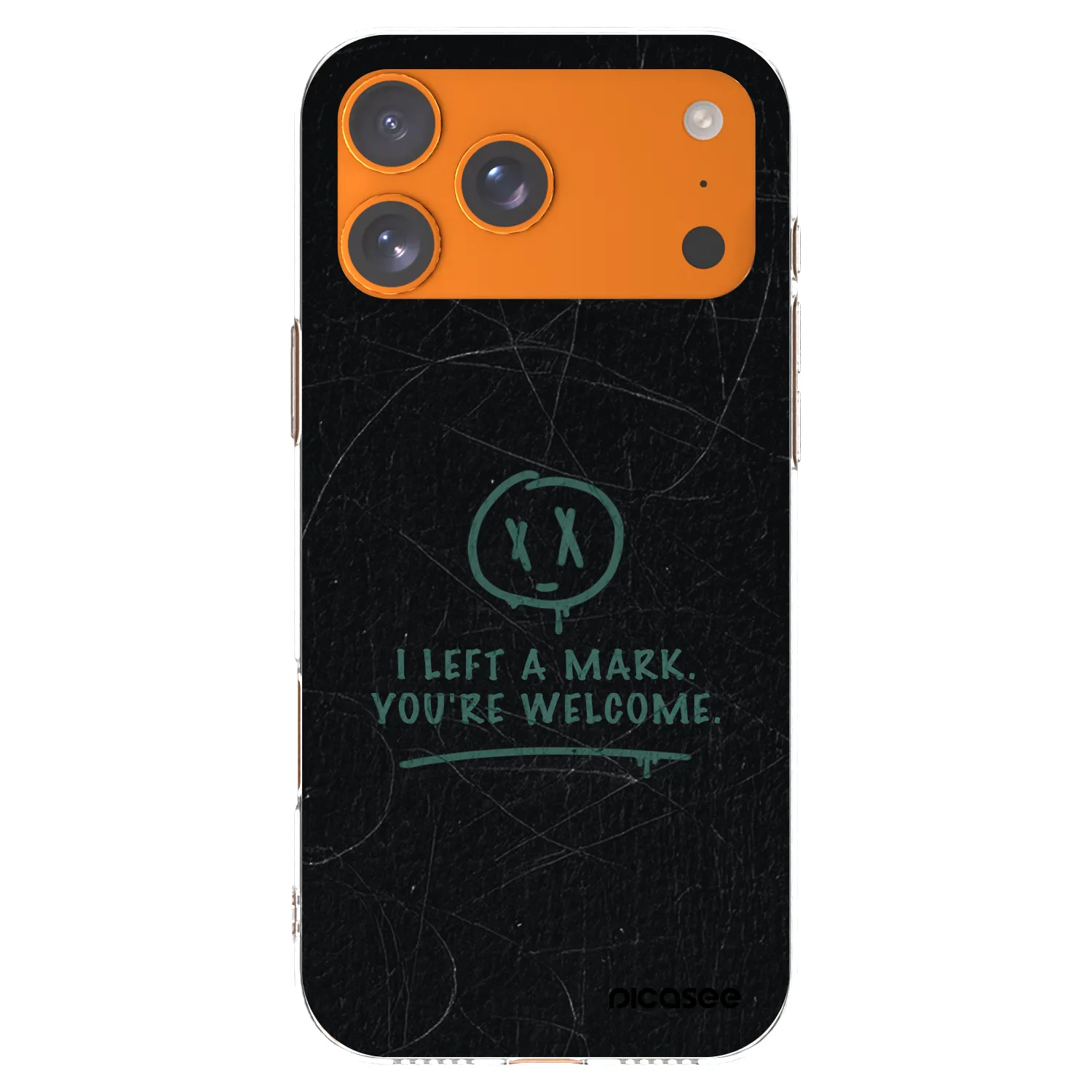 Picasee silikonový průhledný obal pro Apple iPhone 17 Pro Max - LEFT A MARK