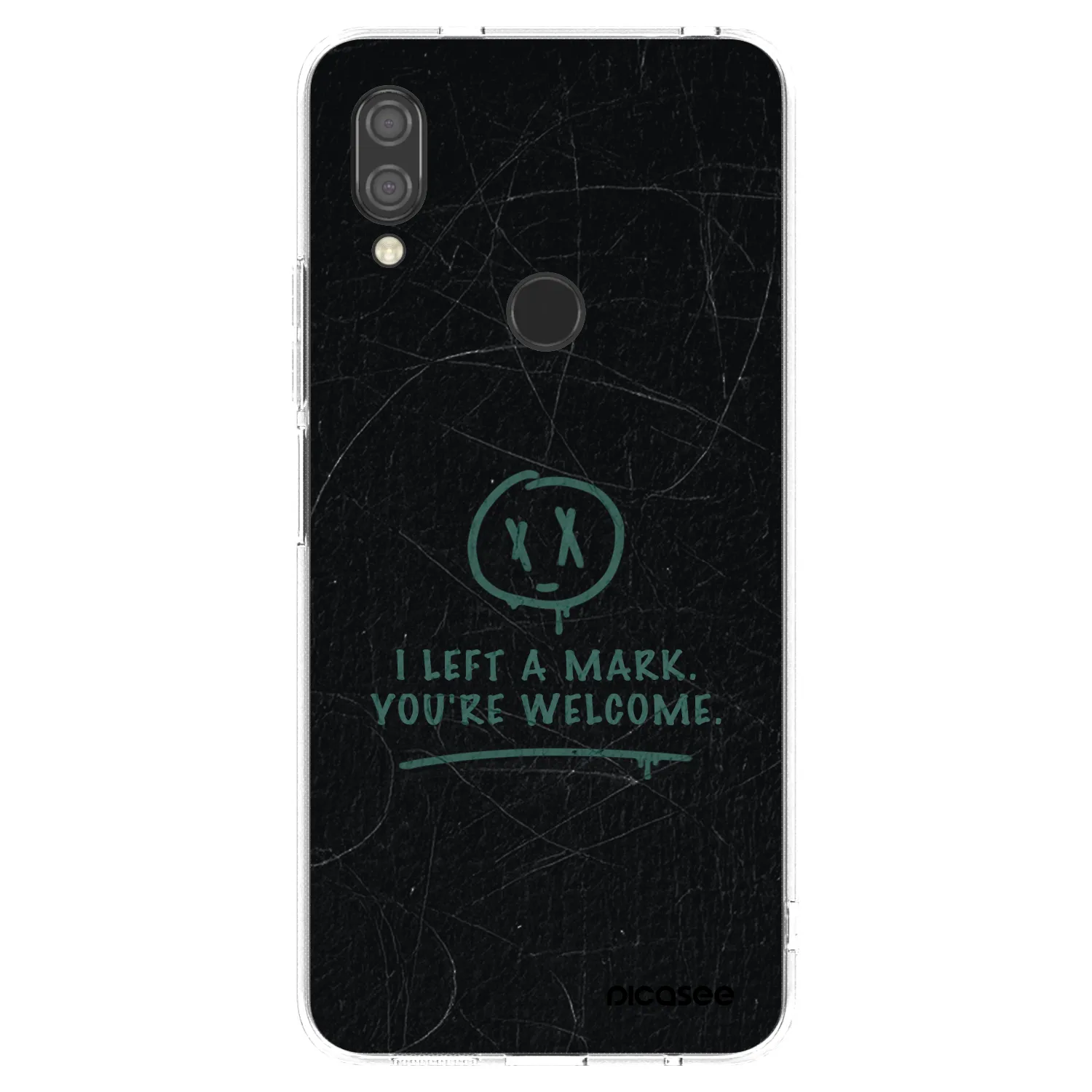 Picasee silikonový průhledný obal pro Xiaomi Redmi 7 - LEFT A MARK