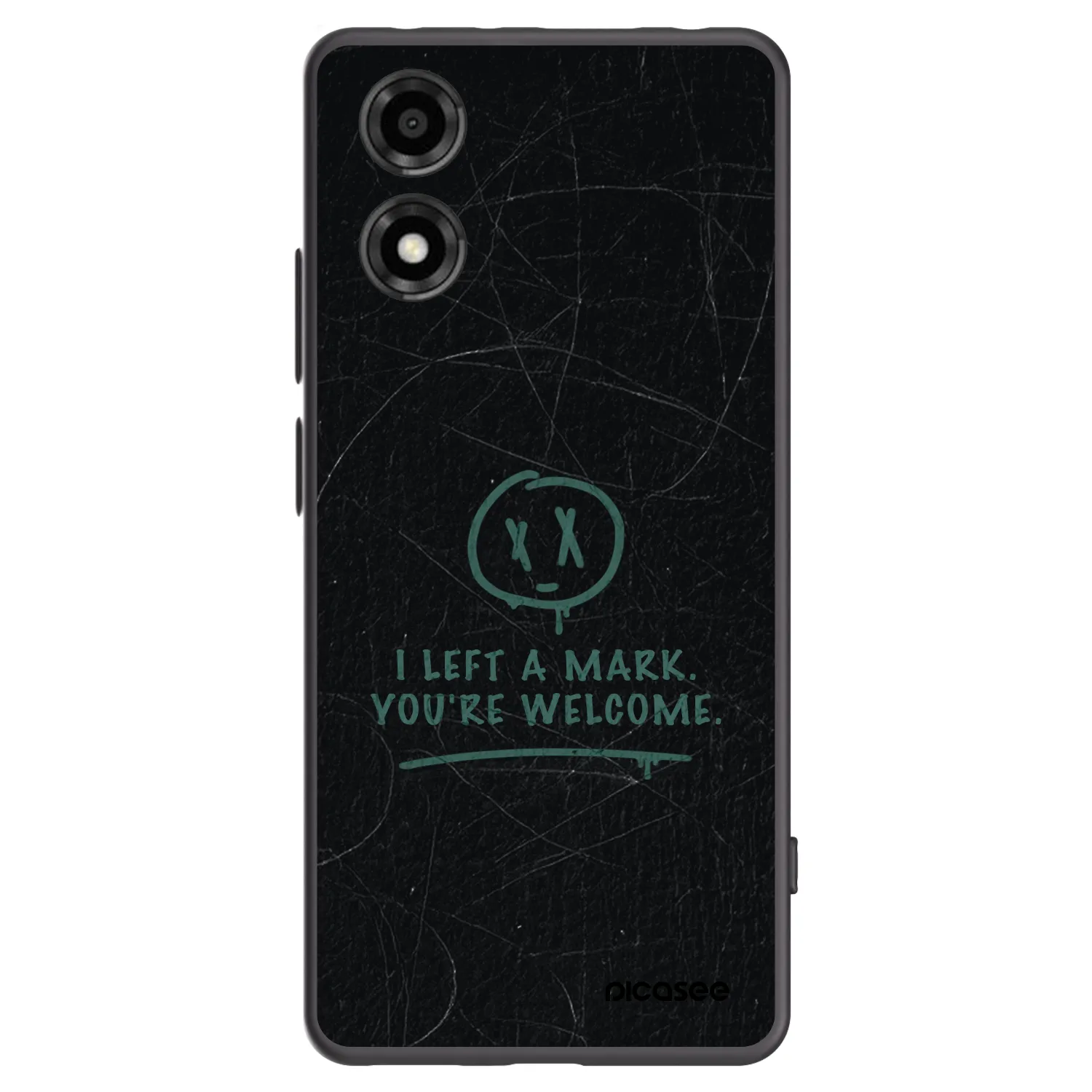 Picasee silikonový černý obal pro Motorola Moto E14 - LEFT A MARK
