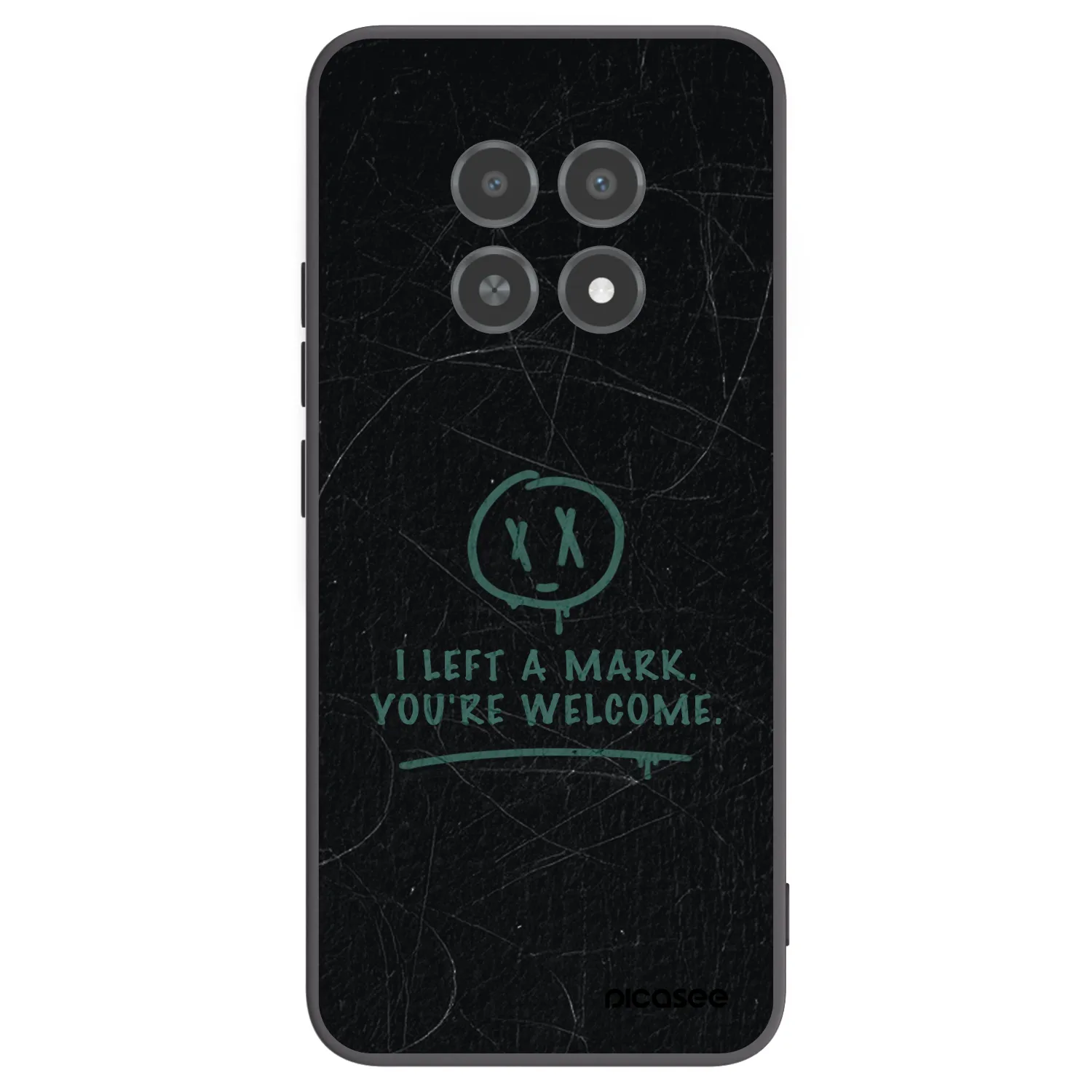 Picasee silikonový černý obal pro Realme 12X - LEFT A MARK
