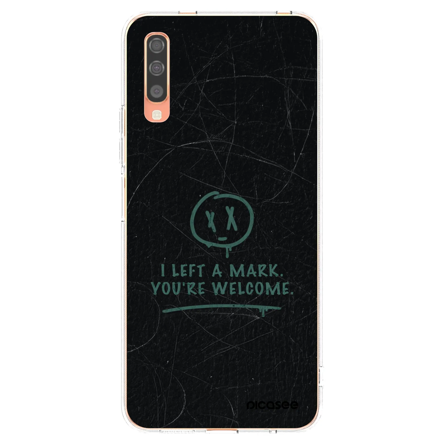 Picasee silikonový průhledný obal pro Samsung Galaxy A70 A705F - LEFT A MARK