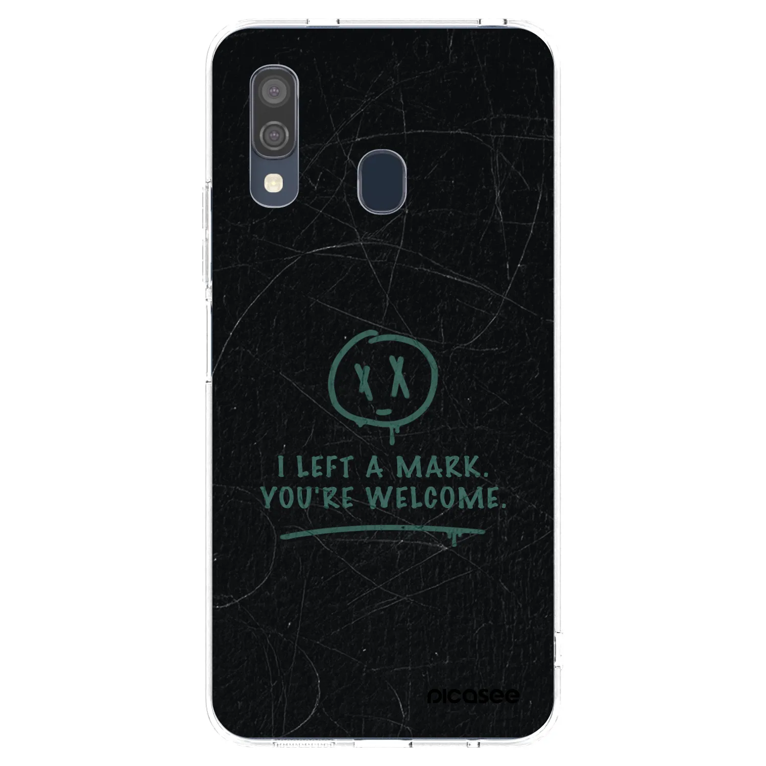 Picasee silikonový průhledný obal pro Samsung Galaxy A40 A405F - LEFT A MARK