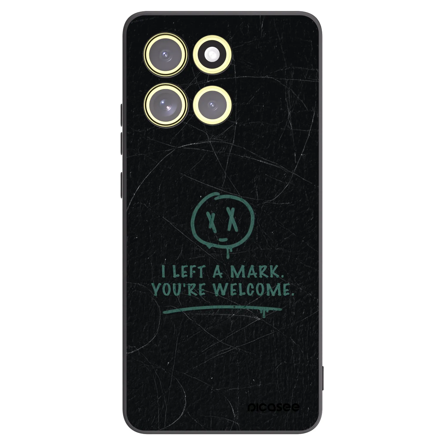 Picasee silikonový černý obal pro Motorola Moto G86 5G - LEFT A MARK