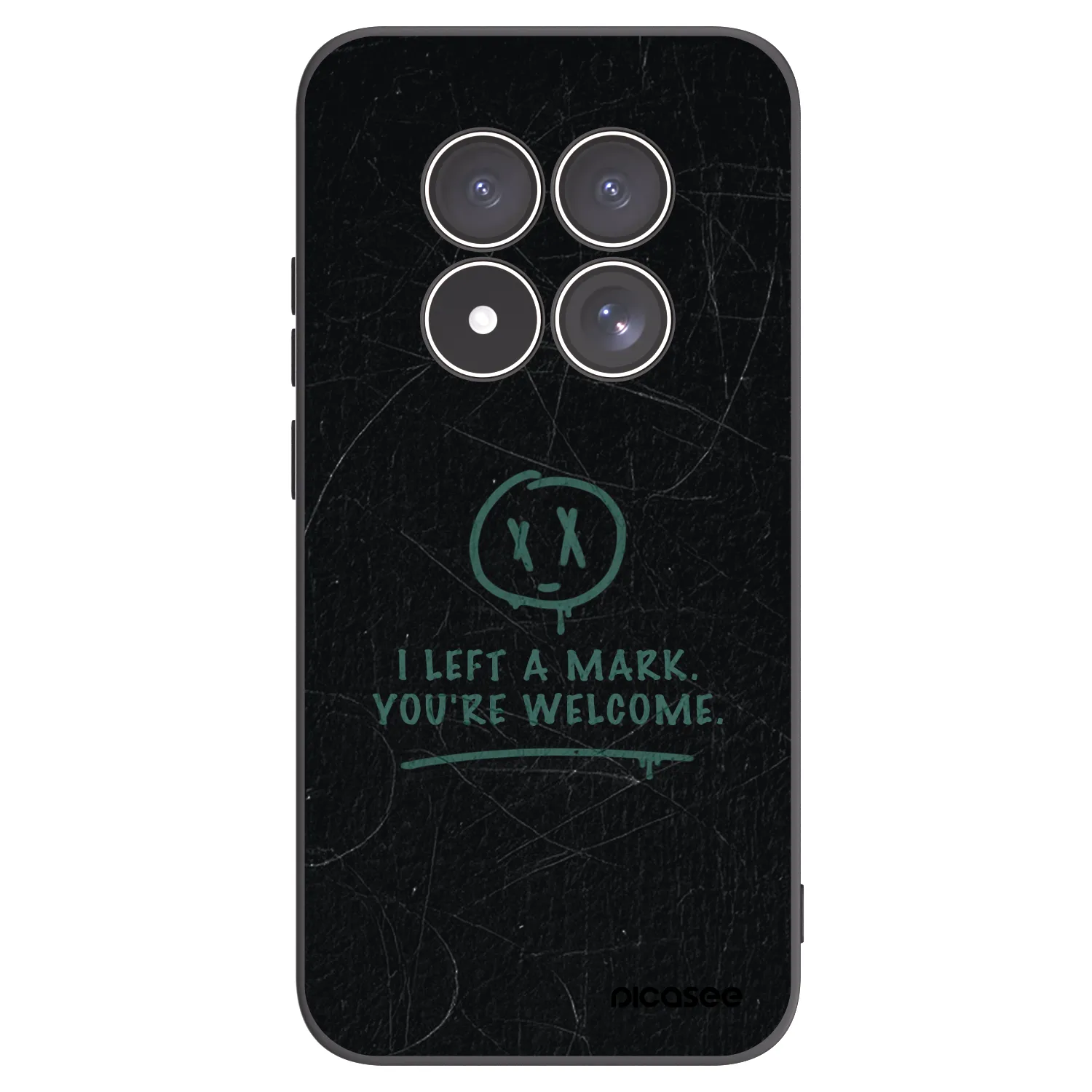 Picasee silikonový černý obal pro Xiaomi Redmi Note 15 Pro 4G - LEFT A MARK