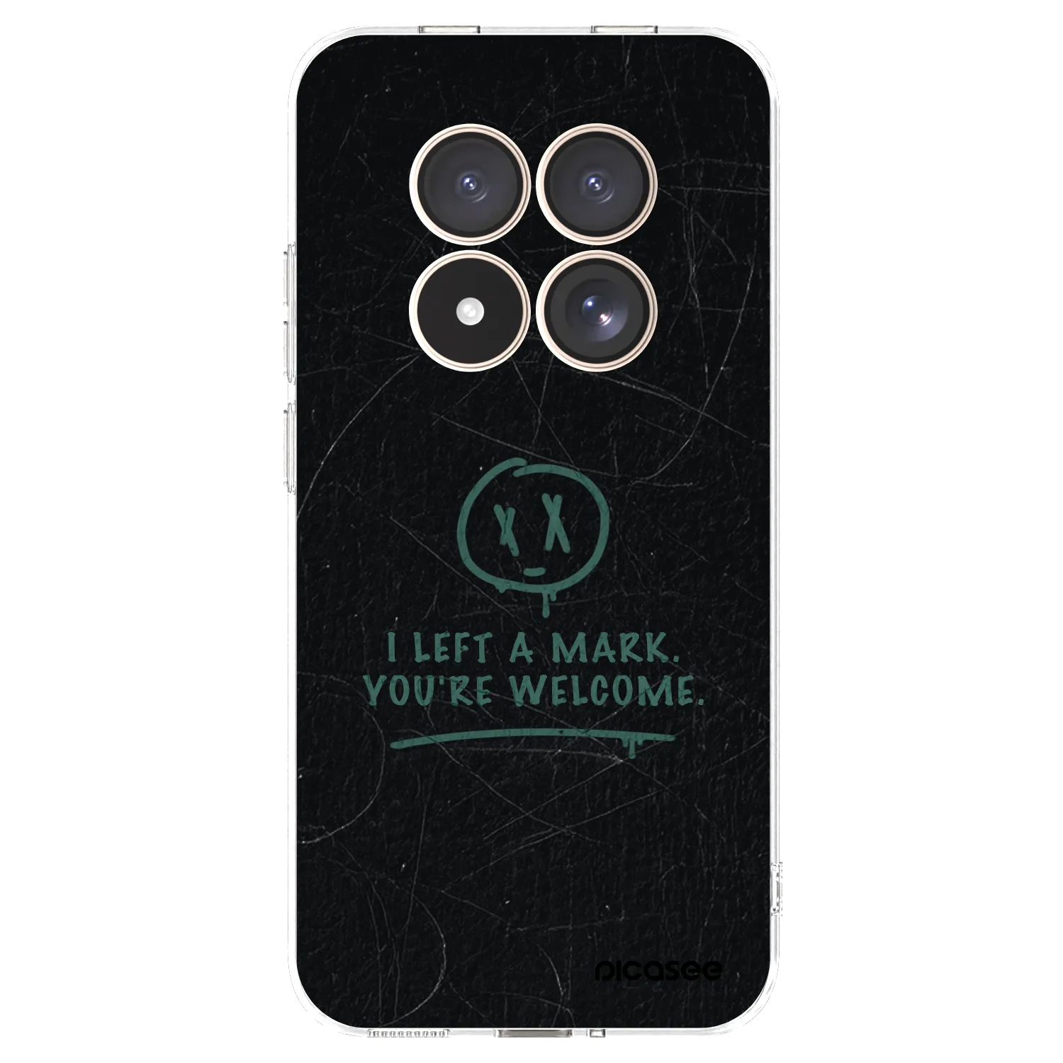 Picasee silikonový průhledný obal pro Xiaomi Redmi Note 15 Pro 4G - LEFT A MARK