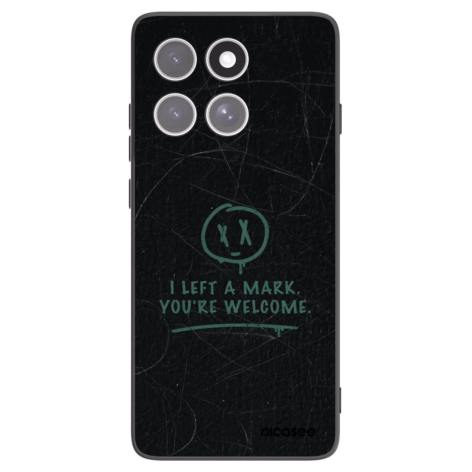 Picasee silikonový černý obal pro Motorola Edge 60 Fusion - LEFT A MARK