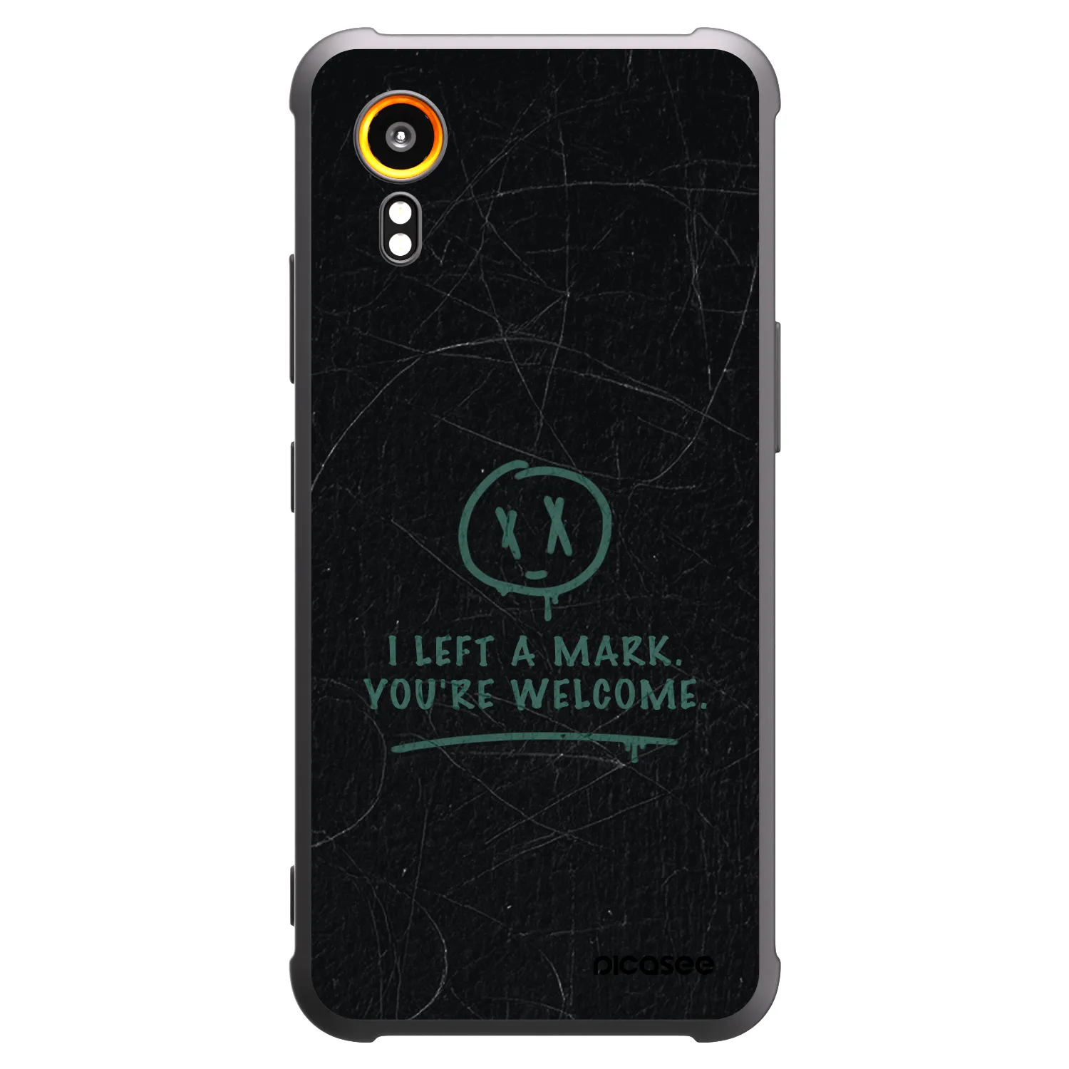 Picasee silikonový černý obal pro Samsung Galaxy Xcover 7 - LEFT A MARK
