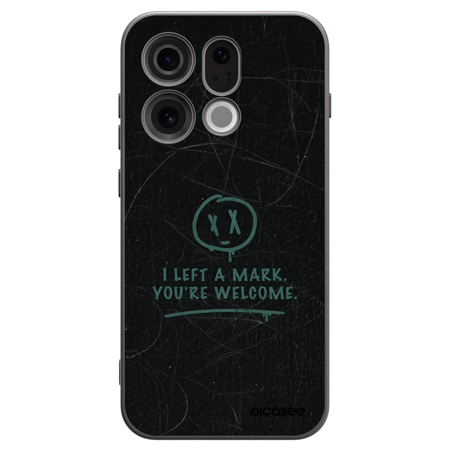 Picasee silikonový černý obal pro OPPO Find X9 - LEFT A MARK